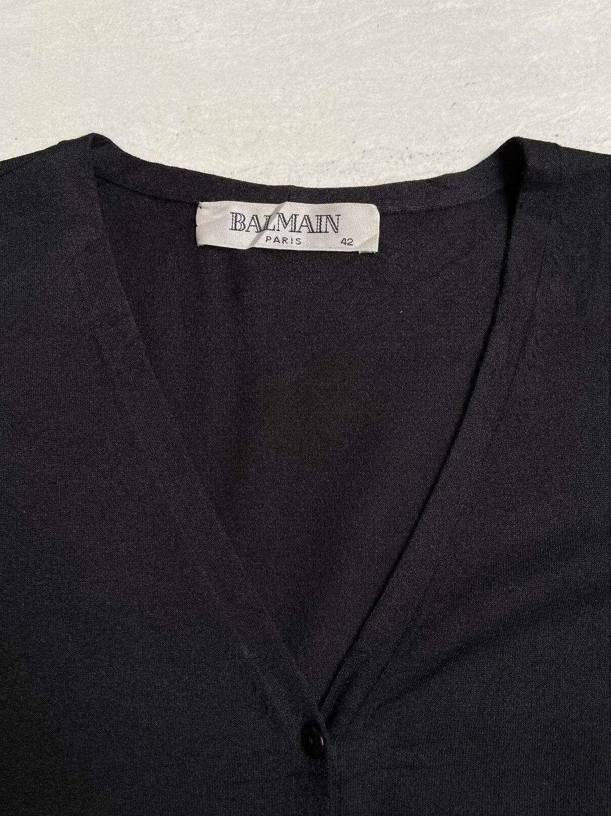 Balmain BALMAIN Black Cardigan Size US S / EU 44-46 / 1 - 5 Thumbnail