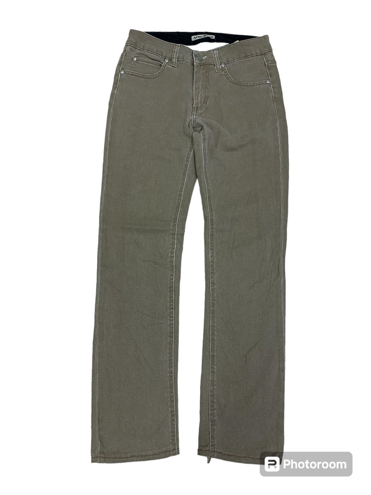 image of Acne Studios x Archival Clothing Vintage Japanese Ance Jeans Skinny in Brown, Women's (Size 26)