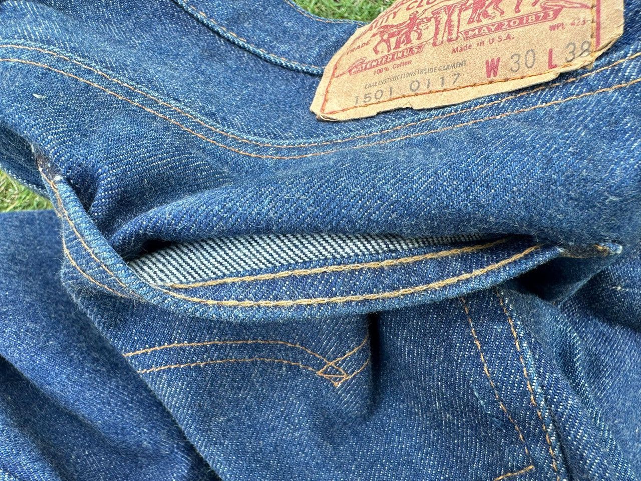 Levi's Vintage 80’s Levi’s 501 Rindem Jeans W30L38 Made in Usa Size US 30 / EU 46 - 12 Thumbnail
