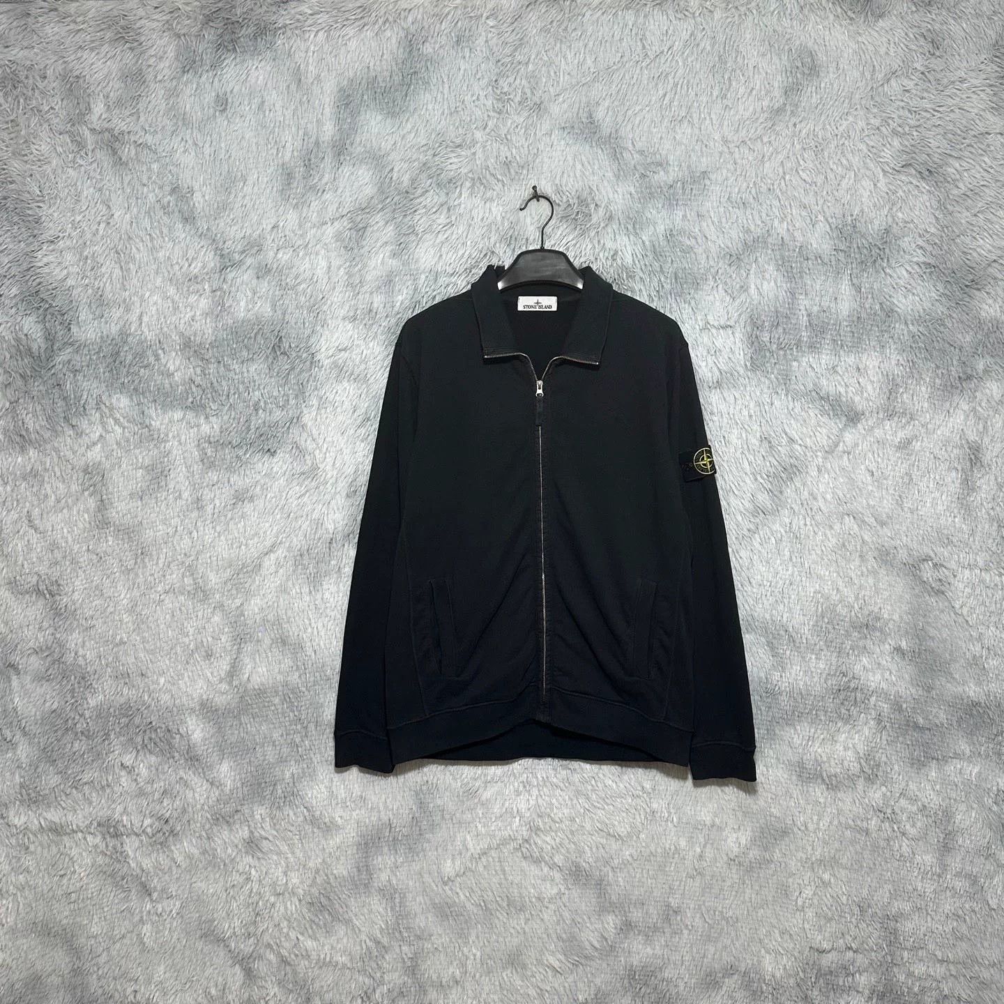 Stone Island Stone Island Black Sweatshirt Pullover Size US XL / EU 56 / 4 - 1 Thumbnail