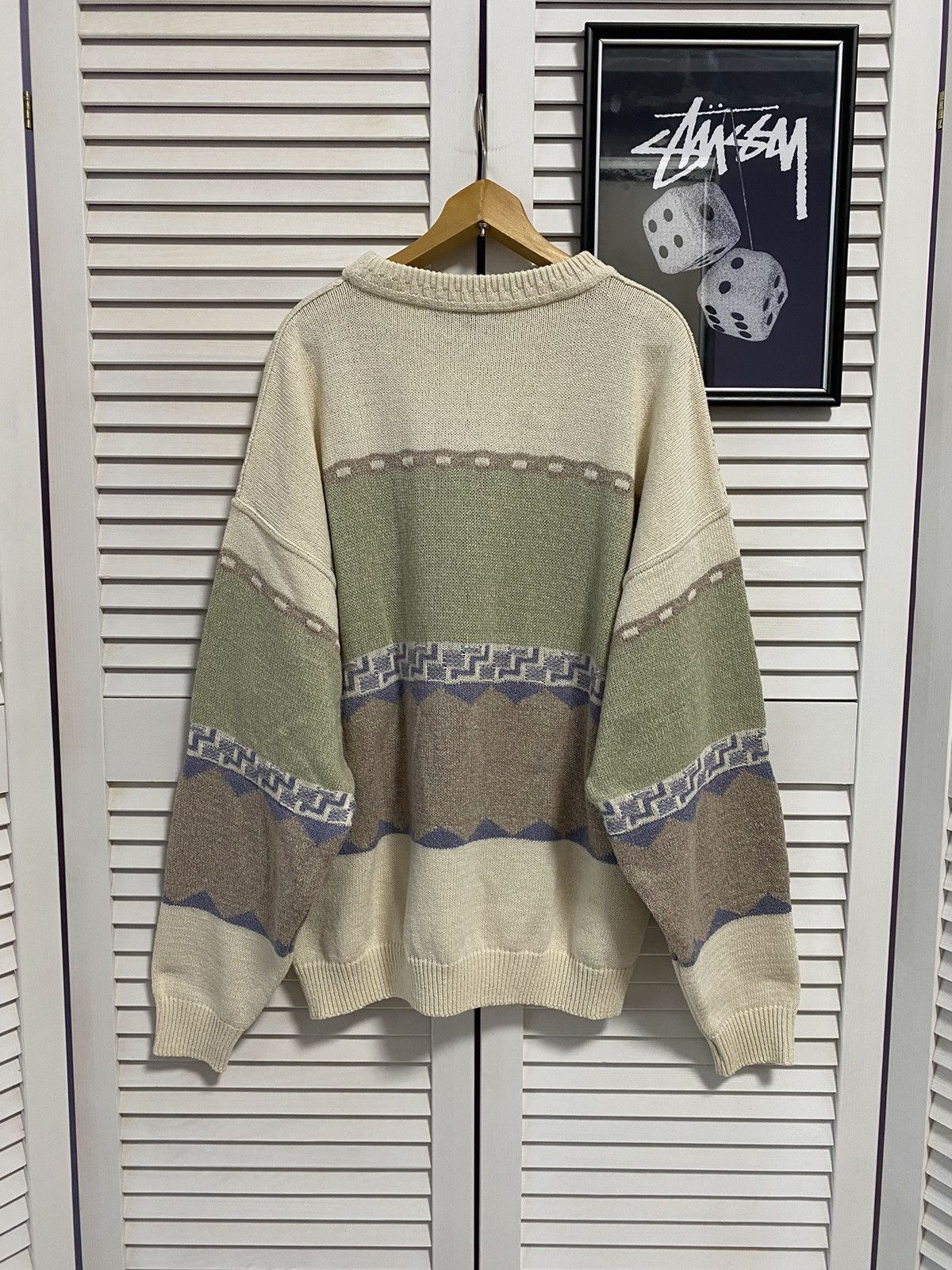 Japanese Brand Vintage 90s Knit Sweater Retro Vonehr Coogi Style Size US M / EU 48-50 / 2 - 4 Thumbnail