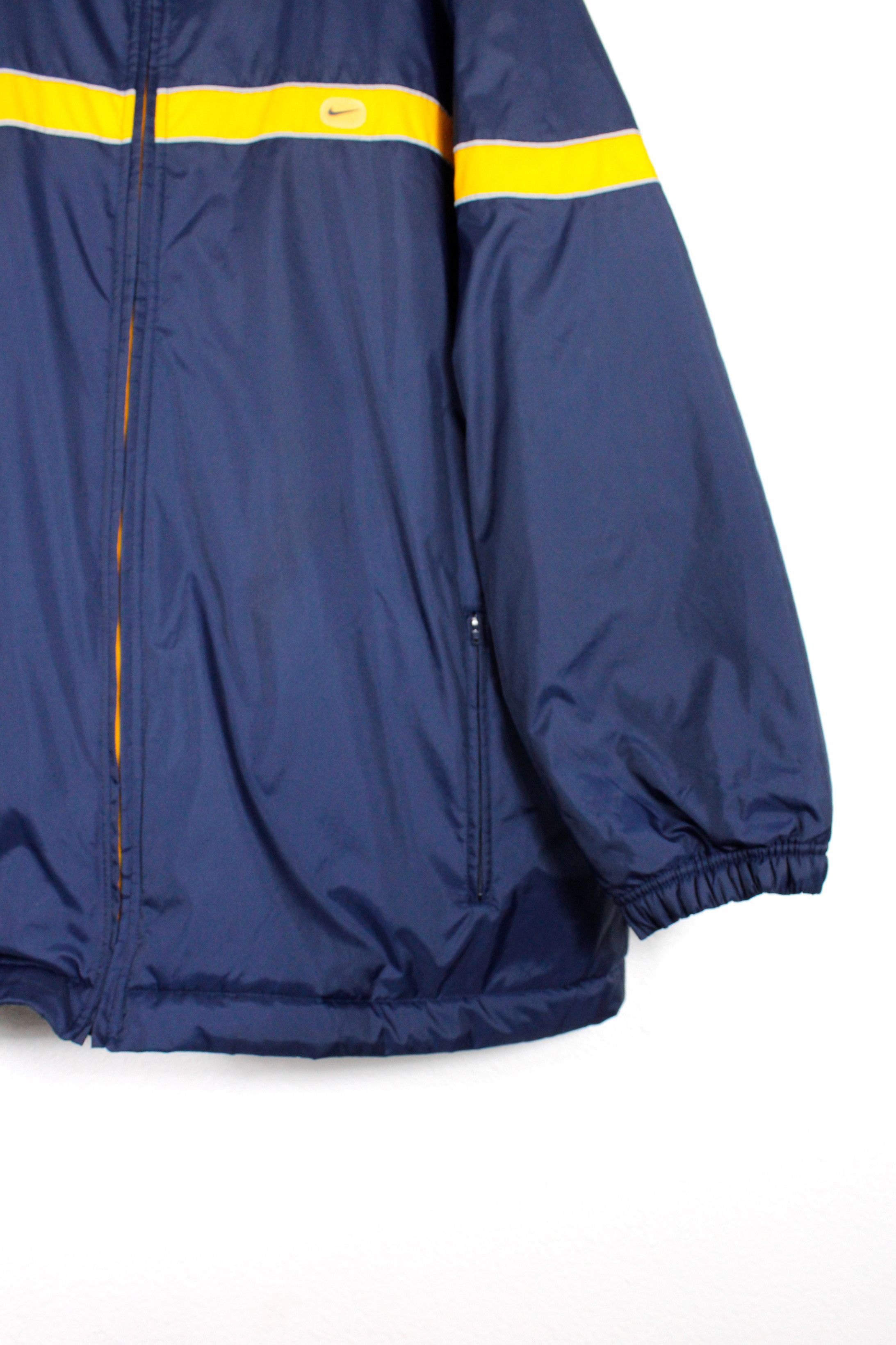 Nike Vintage 90s Nike Big Swoosh Logo Reversible Nylon Parka 90s Size US XXL / EU 58 / 5 - 4 Thumbnail