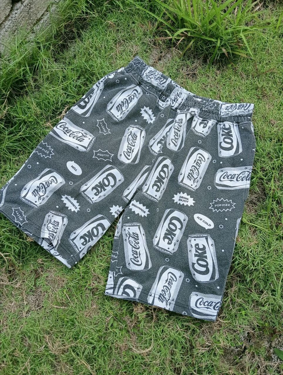 Coca Cola VINTAGE COCA COLA OVERPRINT SHORTPANTS Size US 28 / EU 44 - 2 Thumbnail