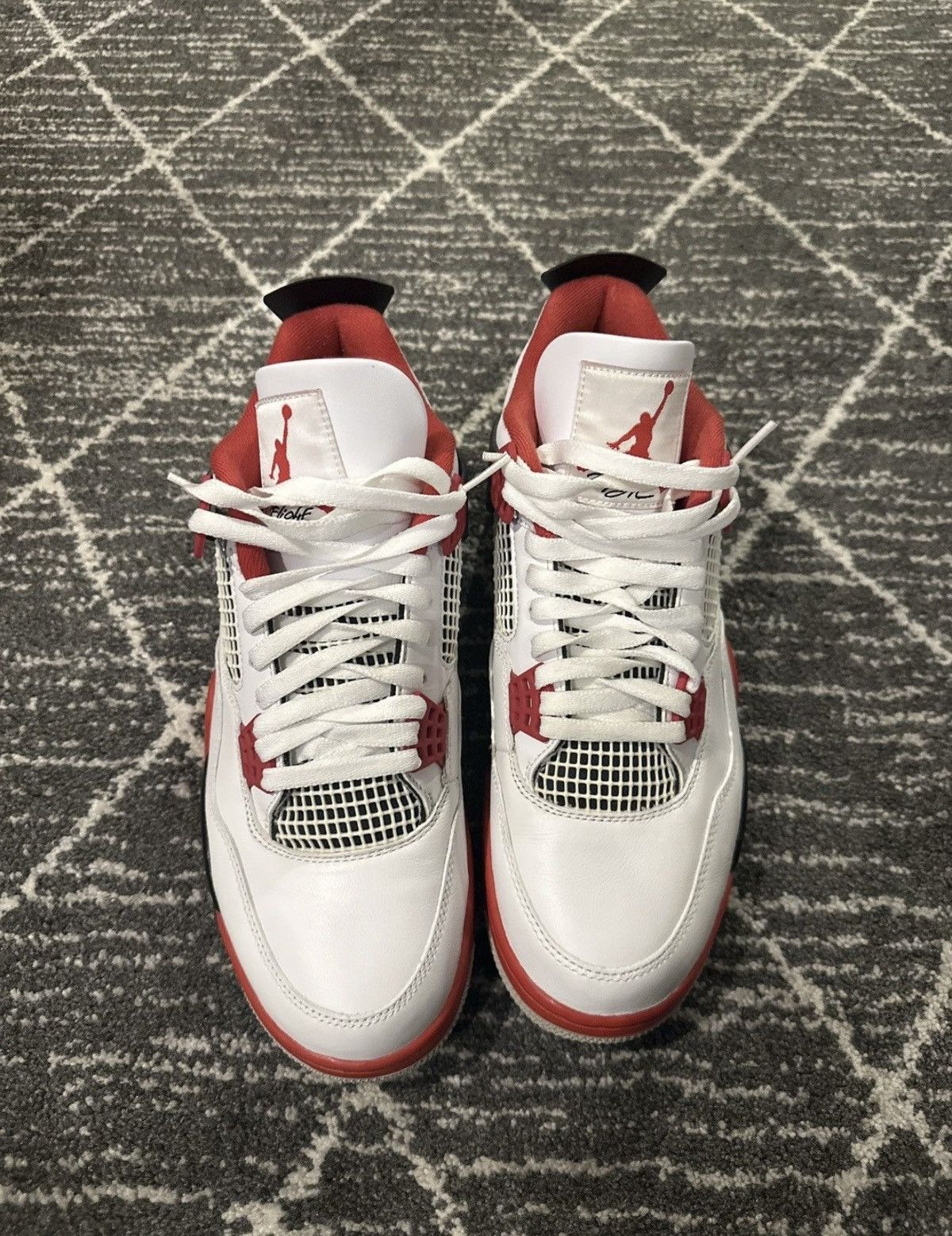 Jordan Brand Jordan 4 retro “OG Fire Red 2020” Size US 11 / EU 44 - 3 Thumbnail