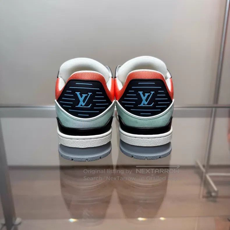 Louis Vuitton Louis Vuitton TRAINER New Macaron Black Green Pink shoes Size US 7.5 / EU 40-41 - 4 Thumbnail