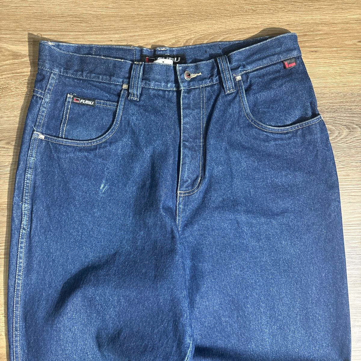 Fubu FUBU Baggy Dark Wash Jeans Size 36 Size US 36 / EU 52 - 2 Thumbnail