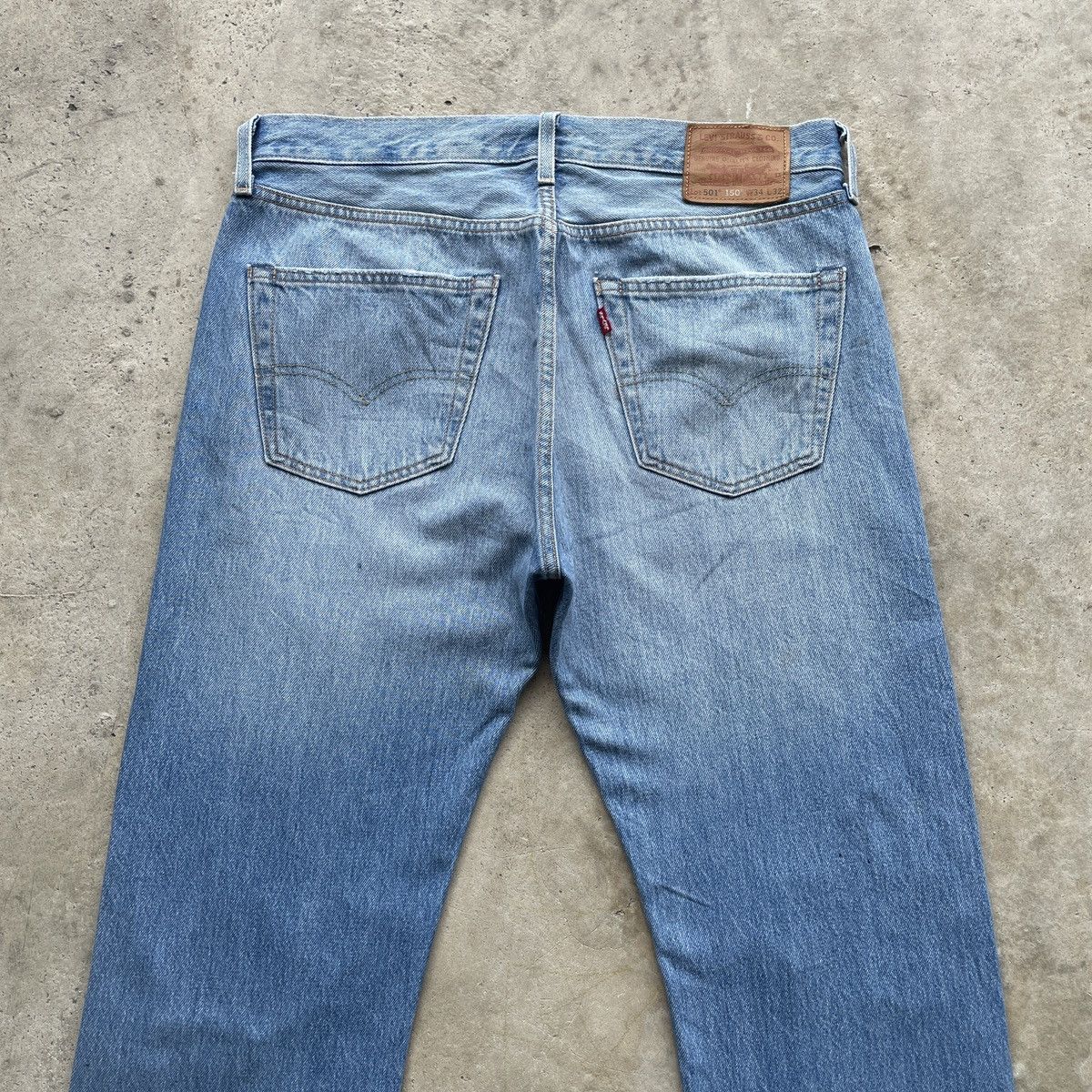 Levi's Vintage Clothing Levis 501 Big E Ripped Jean Faded Distressed Denim Pants W34 Size US 34 / EU 50 - 13 Thumbnail
