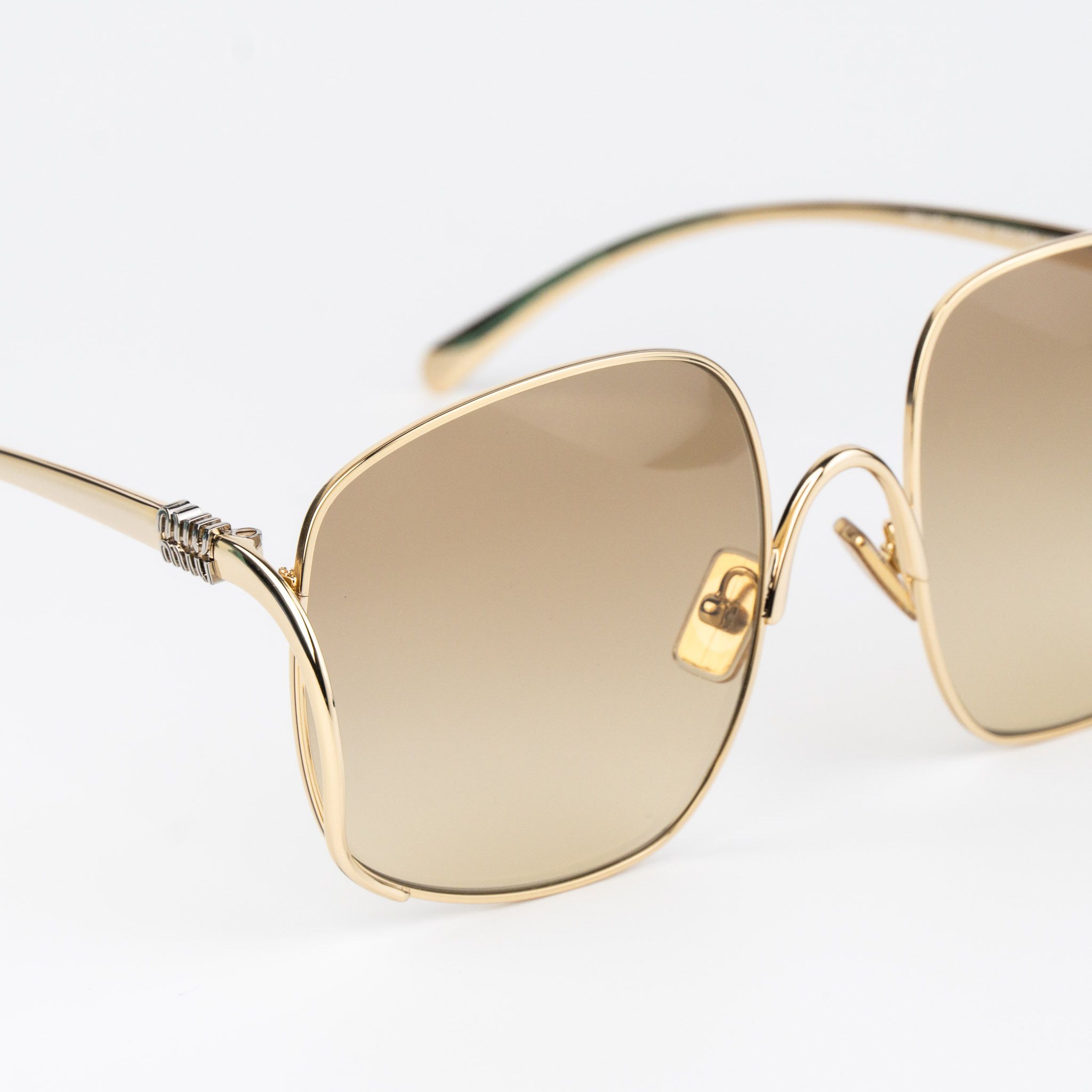 Miu Miu Miu Miu Women Sunglasses Square MUA57S 5AK20S NEW AUTHENTIC Size ONE SIZE - 6 Thumbnail