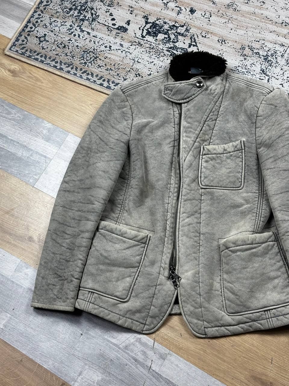 Armani Armani Jacket Biker Racing Moto Y2K Style Vintage Size US M / EU 48-50 / 2 - 4 Thumbnail