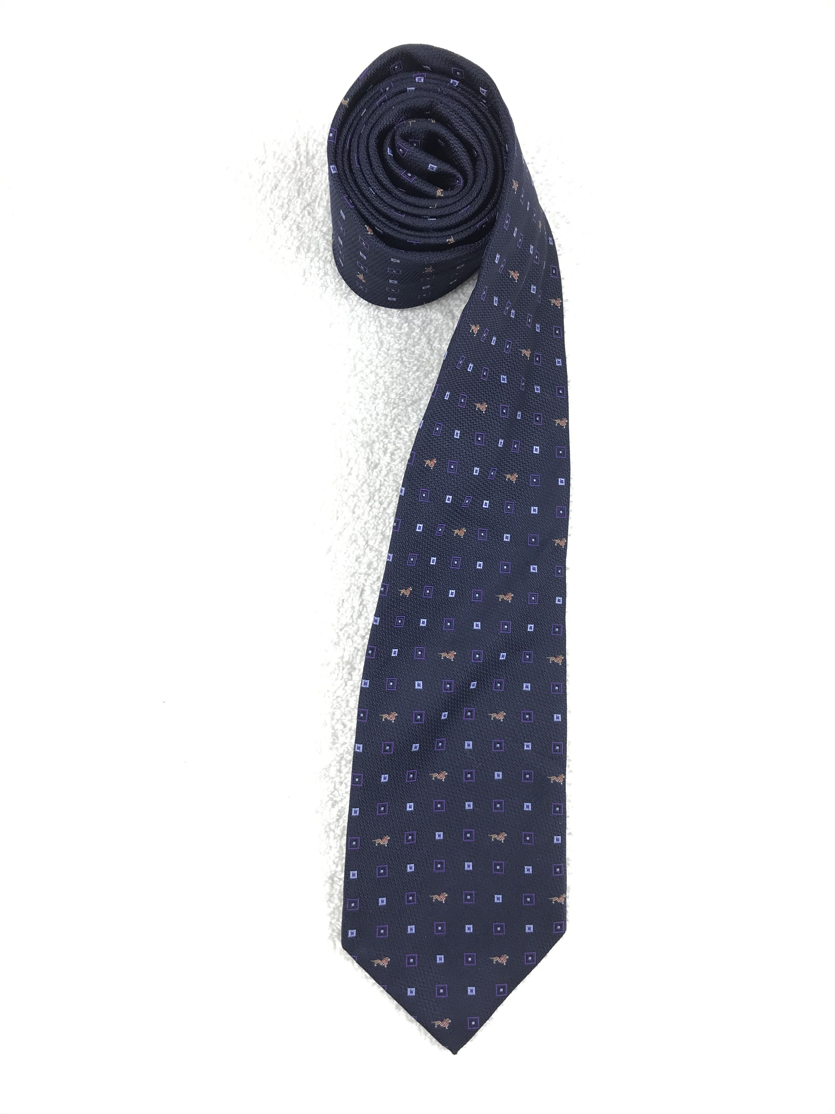 DAKS × Designer × Vintage Vintage DAKS Silk Necktie Size ONE SIZE - 2 Thumbnail