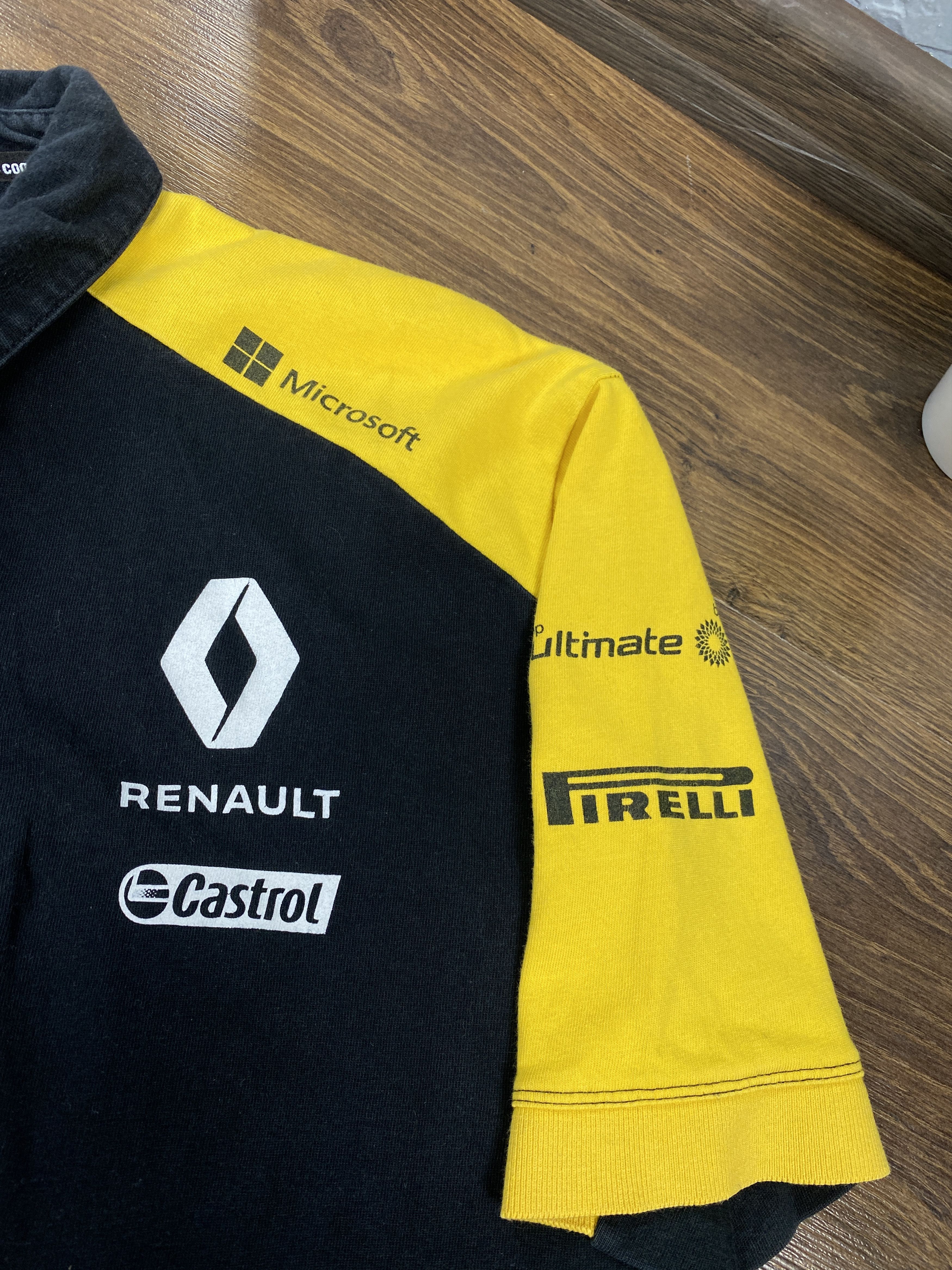 Le Coq Sportif × Vintage Le Coq Sportif Infinity Renault F1 Team vintage polo shirt Size US XXL / EU 58 / 5 - 3 Thumbnail
