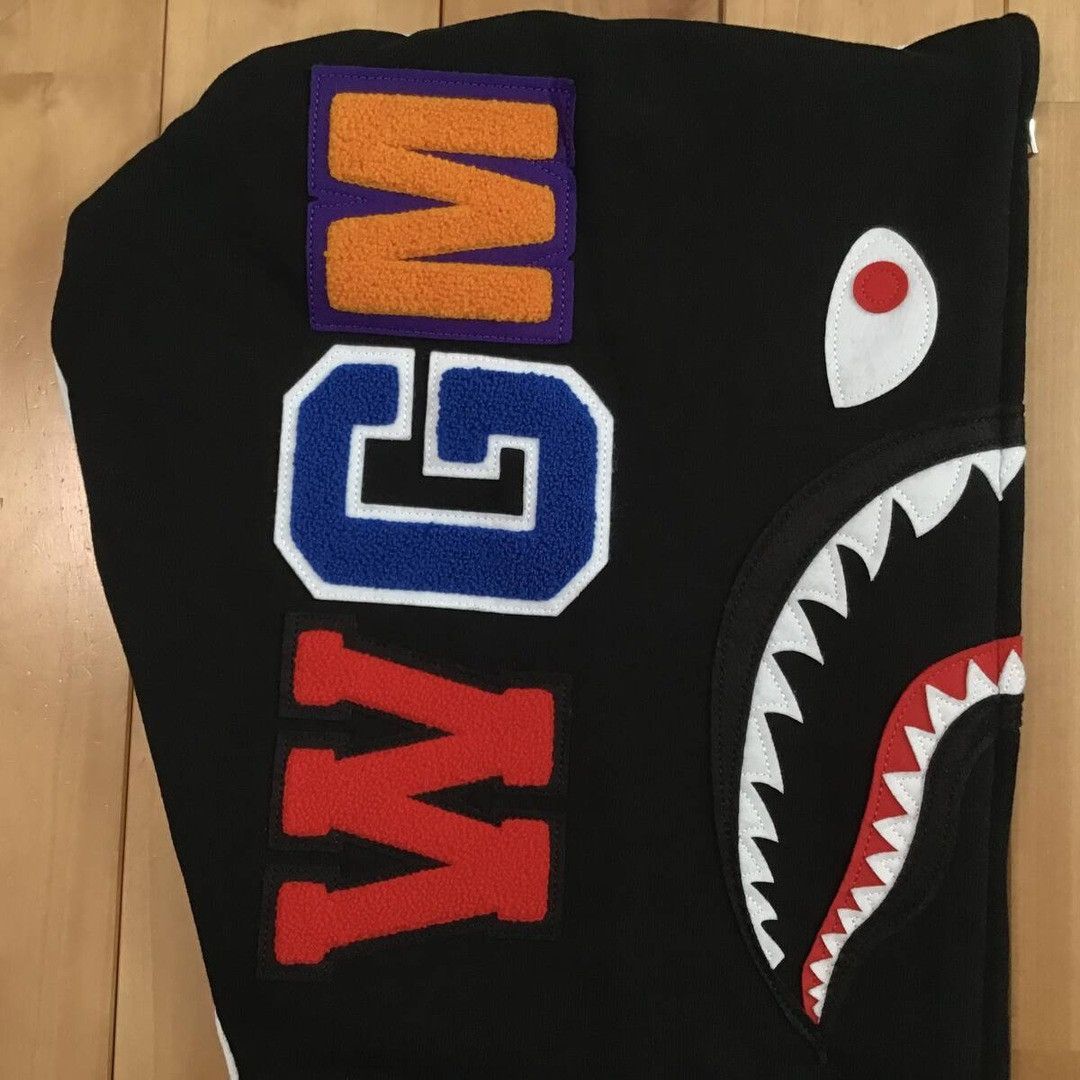 Bape BAPE Union Jack Shark full zip Hoodie a bathing ape UK Size US M / EU 48-50 / 2 - 5 Thumbnail