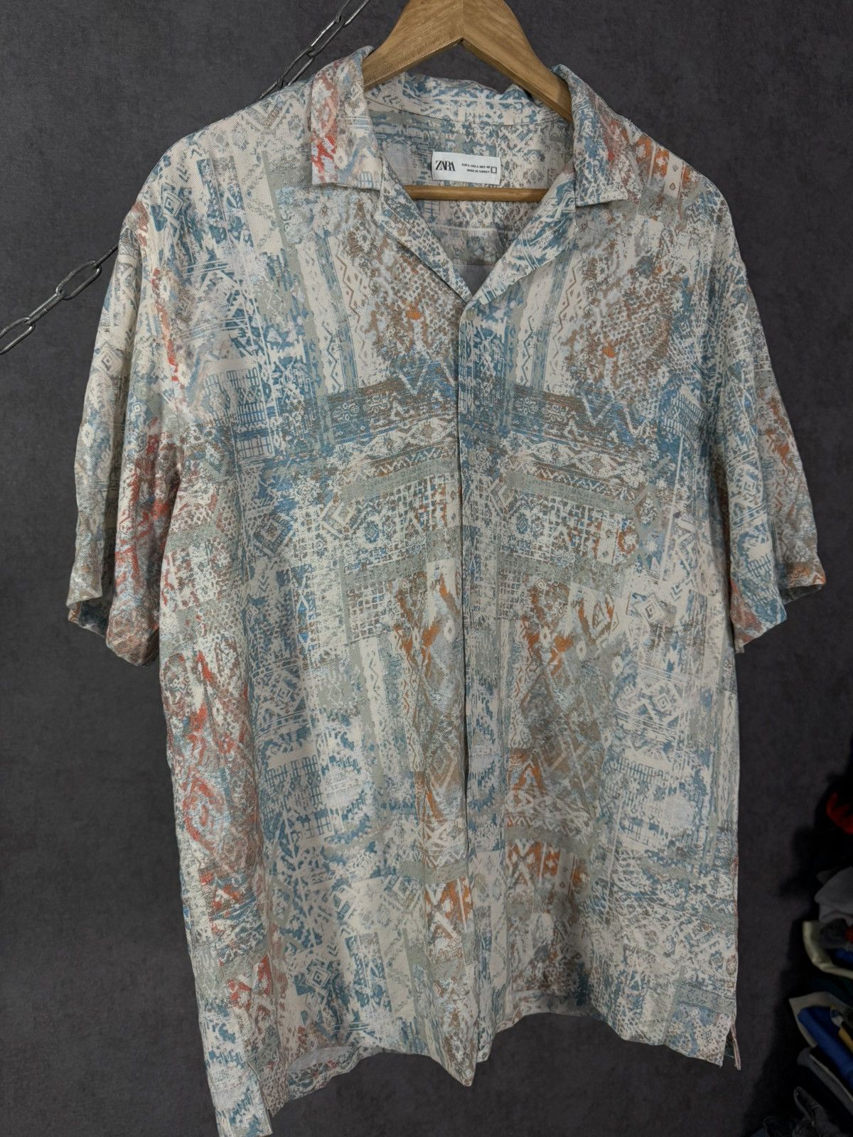 Zara Zara Man art crazy hawaiian shirt Size US L / EU 52-54 / 3 - 3 Thumbnail