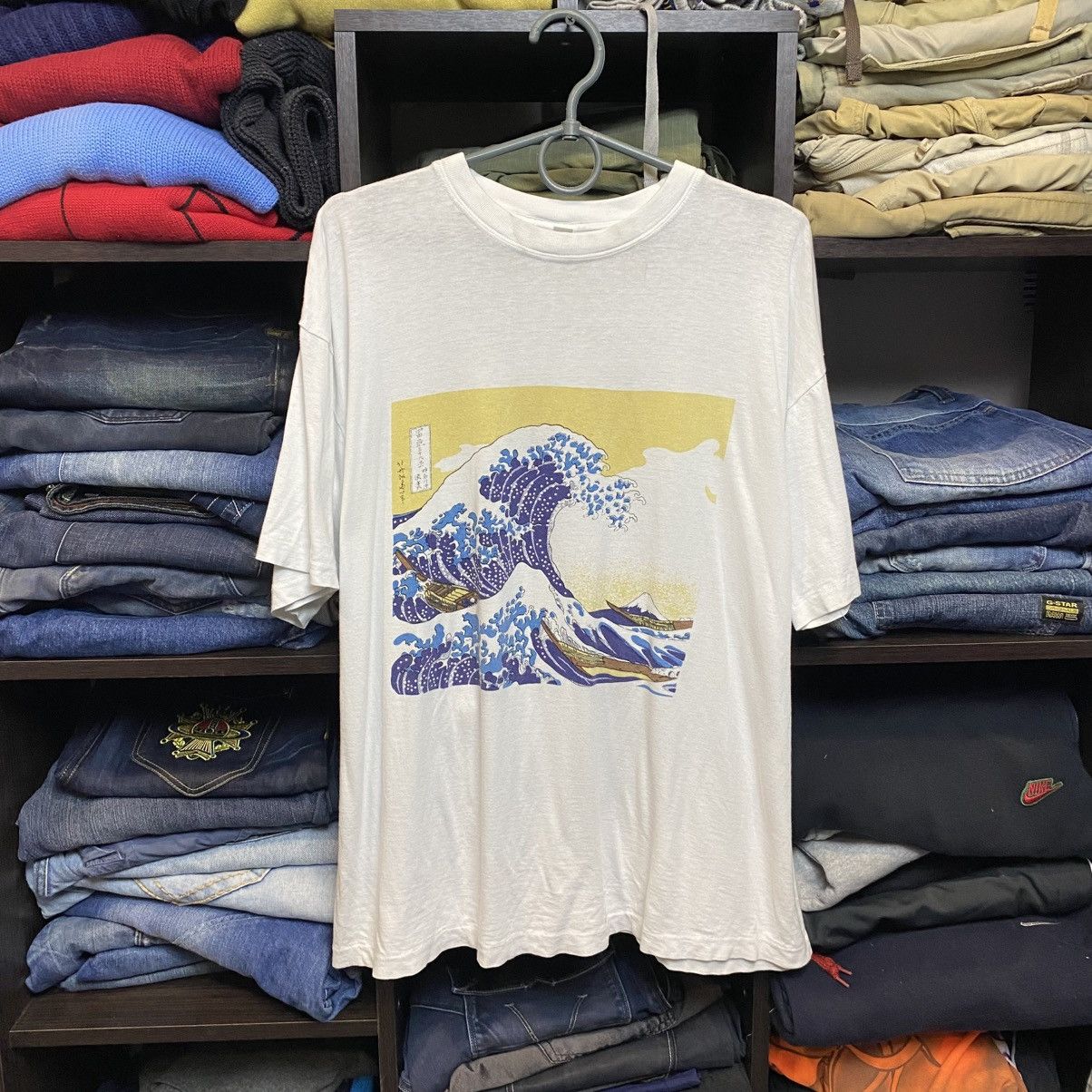 Other Vintage Hokusai Big graphic Logo designer 90’s tee size L Size US L / EU 52-54 / 3 - 1 Thumbnail