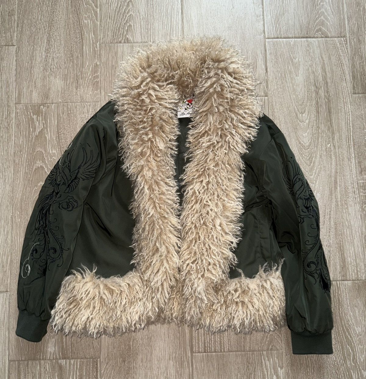 Ed Hardy Ed Hardy Phoenix Fur Jacket Size L / US 10 / IT 46 - 11 Thumbnail