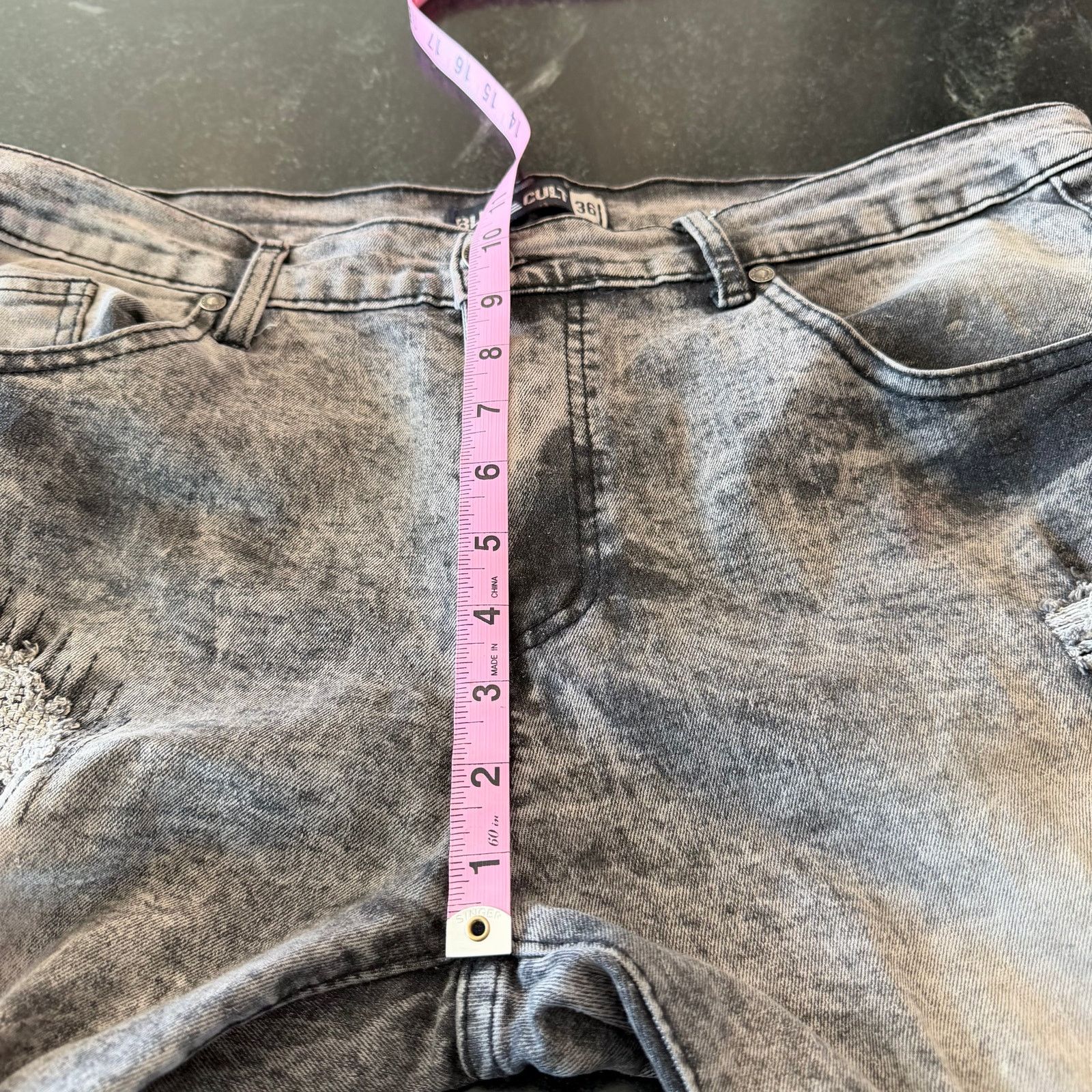 Other Blue Cult Distressed Gray blue Denim Size 36 Size US 36 / EU 52 - 12 Thumbnail