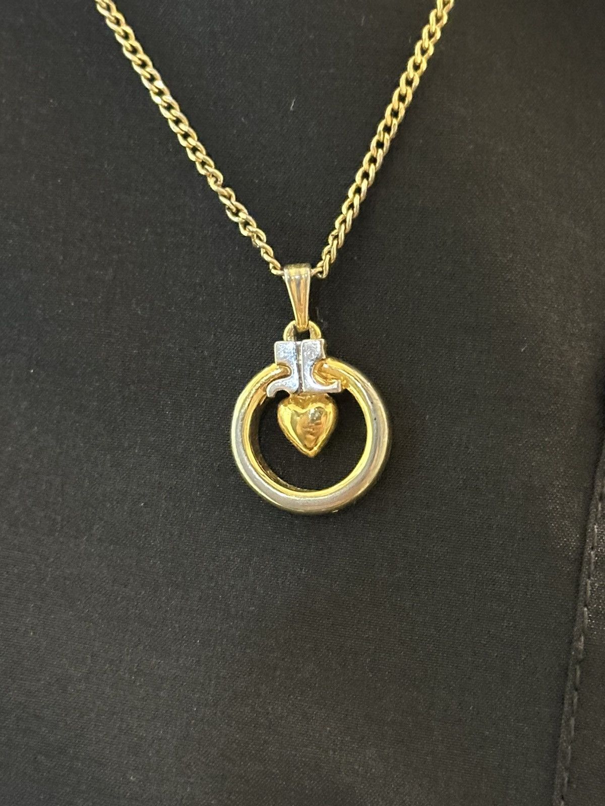 Courreges 1990 - Courreges France Iconic Gold Necklace Size ONE SIZE - 4 Thumbnail