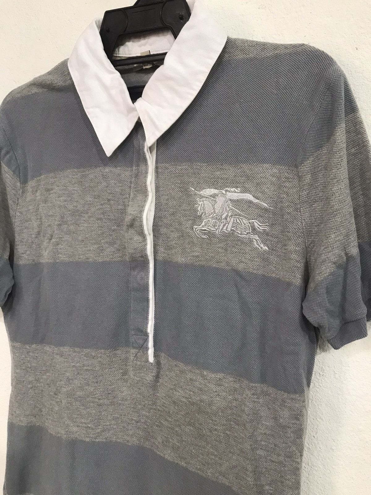 Burberry × Designer × Vintage Burberry women polo tee Size XL / US 12-14 / IT 48-50 - 2 Thumbnail