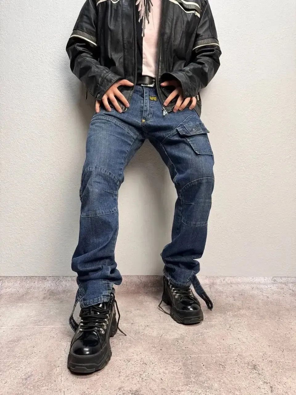 Vintage Junya Watanabe Style G Star raw Bondage Cargo Pans Size US 34 / EU 50 - 1 Thumbnail