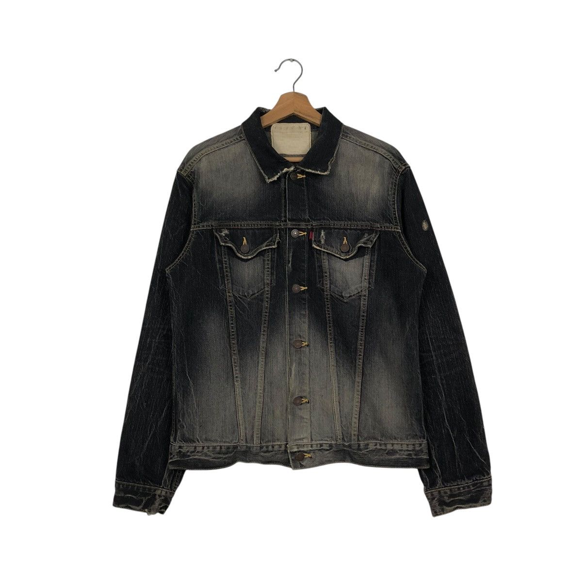 Edwin 🔥VINTAGE DENIM TRUCKER JACKET EDWIN MULTI POCKET Size US L / EU 52-54 / 3 - 3 Thumbnail