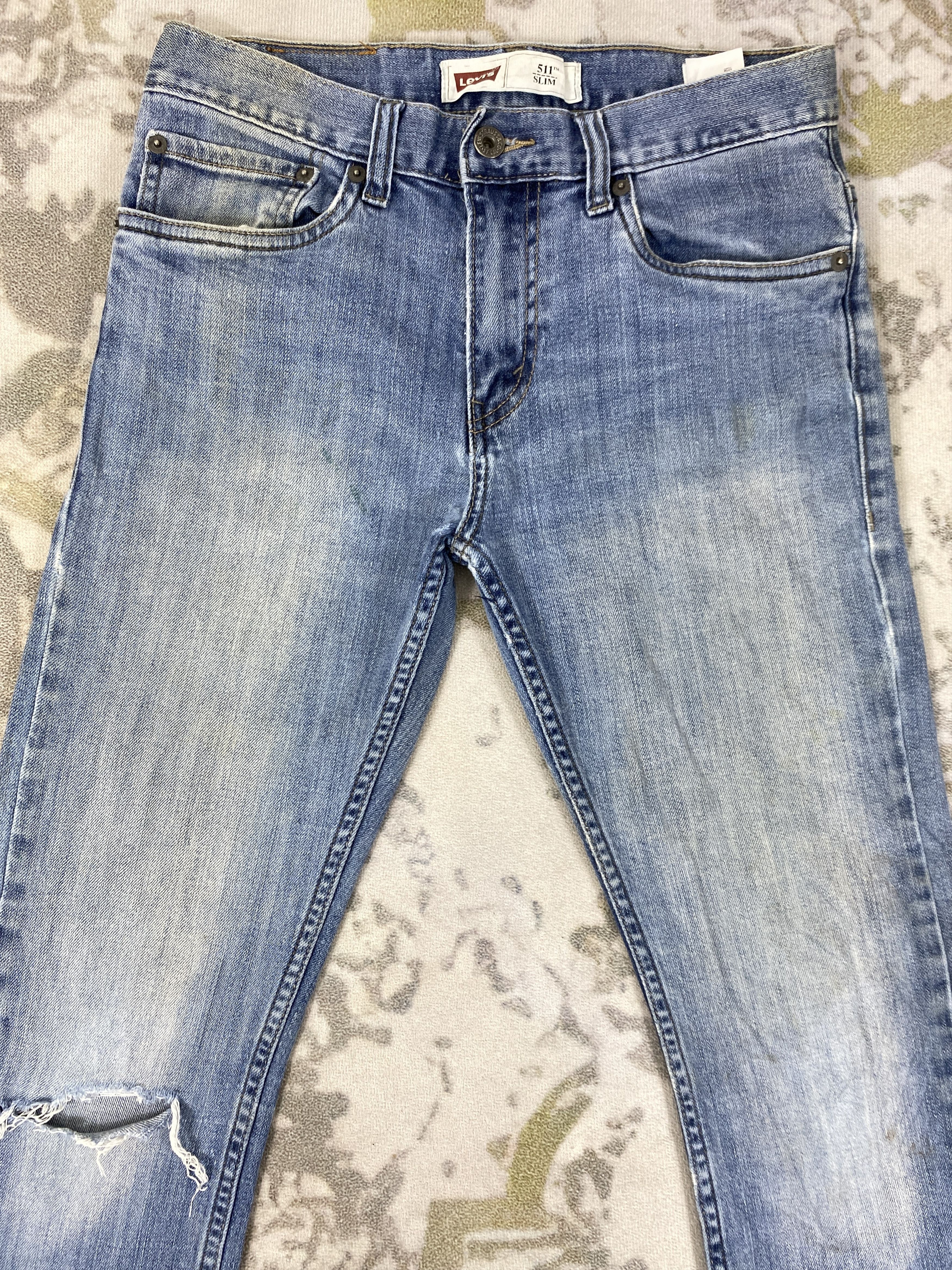 Levi's Light Wash Levi's 511 Jeans 28x28 Denim -SJ162 Size US 28 / EU 44 - 3 Thumbnail
