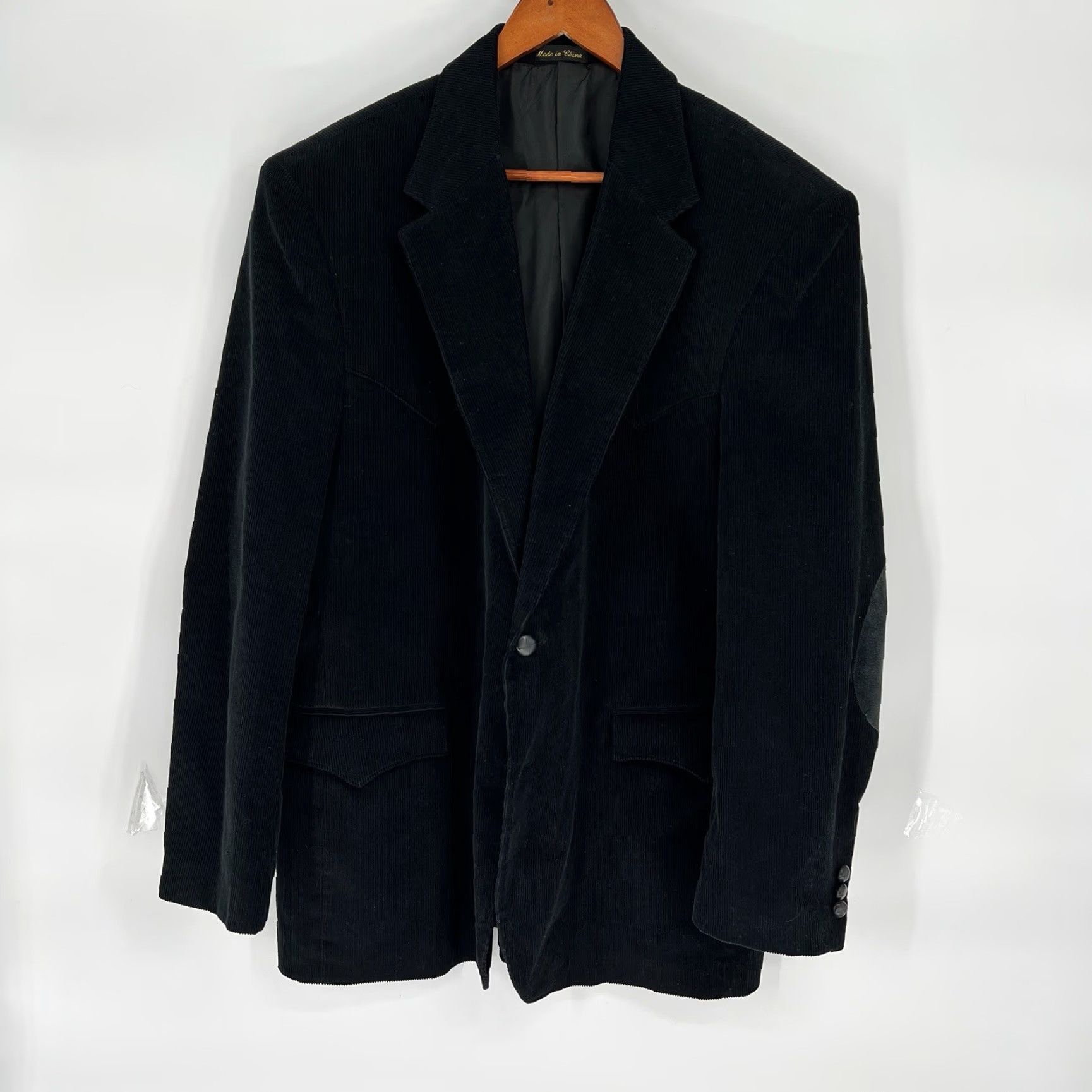 Vintage VINTAGE Circle S Corduroy Western Blazer Mens 46R Cowboy Rodeo Business Casual Suit Size 46R - 2 Thumbnail