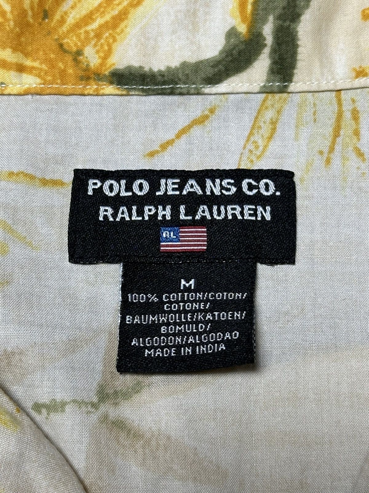 Polo Ralph Lauren Vintage Polo Jeans Co Ralph Lauren Pine Trees Hawaiian Shirt Size US M / EU 48-50 / 2 - 9 Thumbnail
