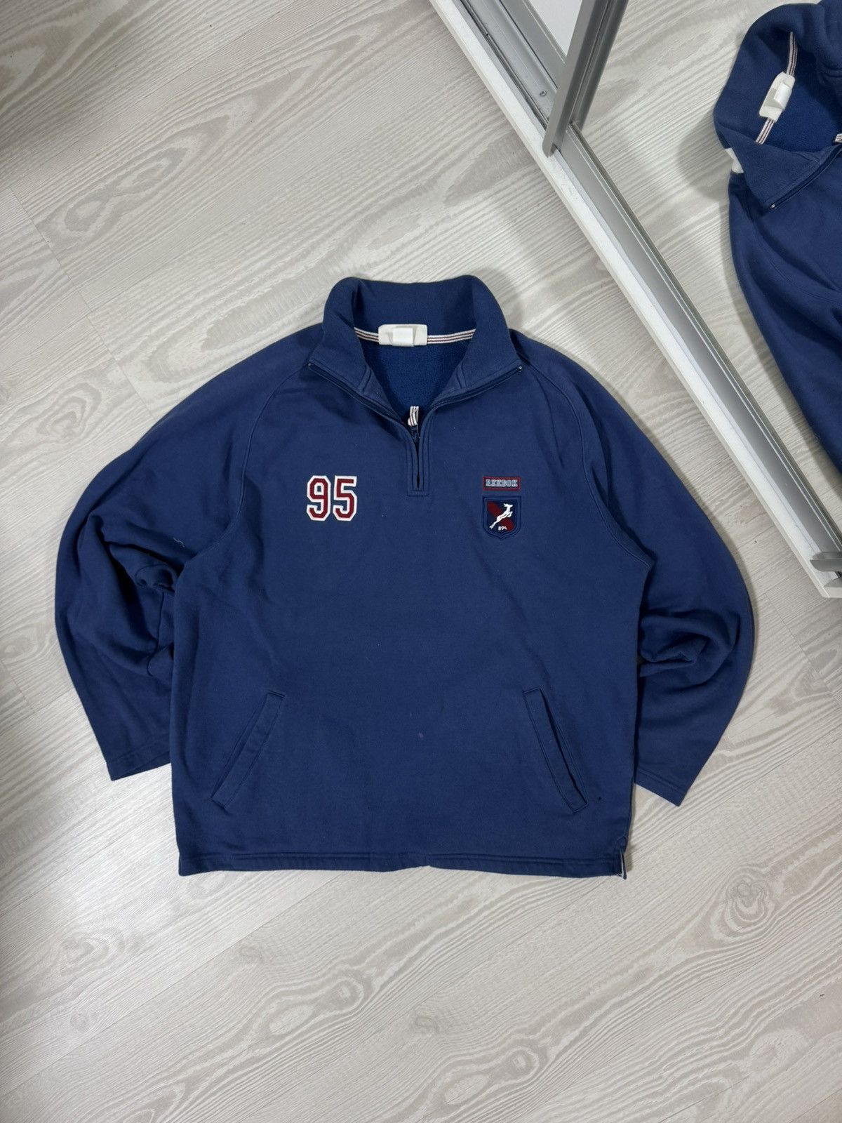 Reebok 1895 1/4 Zip Sweatshirt - Large