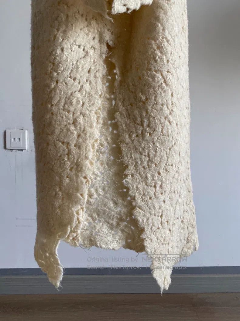 Comme des Garcons Comme Des Garcons Lanolin wool lace cream-colored deconstr Size S / US 4 / IT 40 - 7 Thumbnail