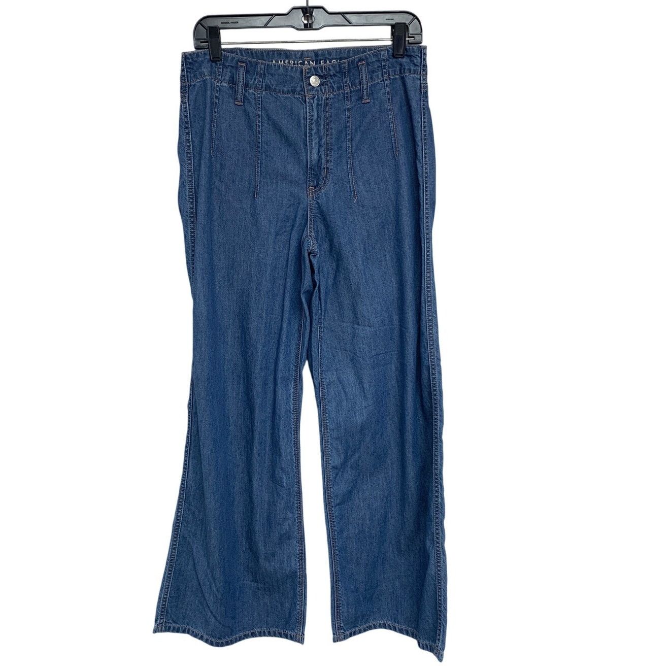 American Eagle Outfitters New American Eagle Womens Size 4 Ultra Wide Leg Denim Jeans Size 27" / US 4 / IT 40 - 1 Thumbnail