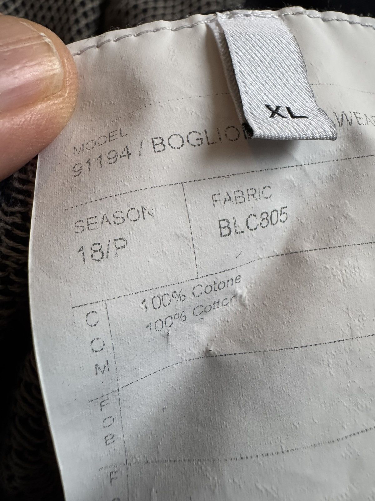 Boglioli BOGLIOLI polo for fit STUDY REAL TAPE MEASUREMENTS IN PHOTOS Size US XL / EU 56 / 4 - 15 Thumbnail