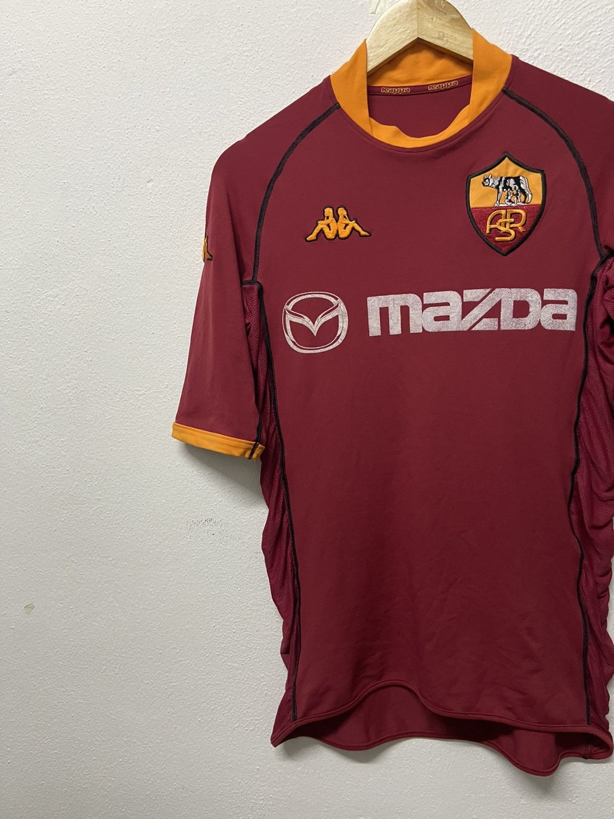 Other VINTAGE 02-03 AS ROMA HOME JERSEY SLIMFIT STYLE Size US L / EU 52-54 / 3 - 4 Thumbnail