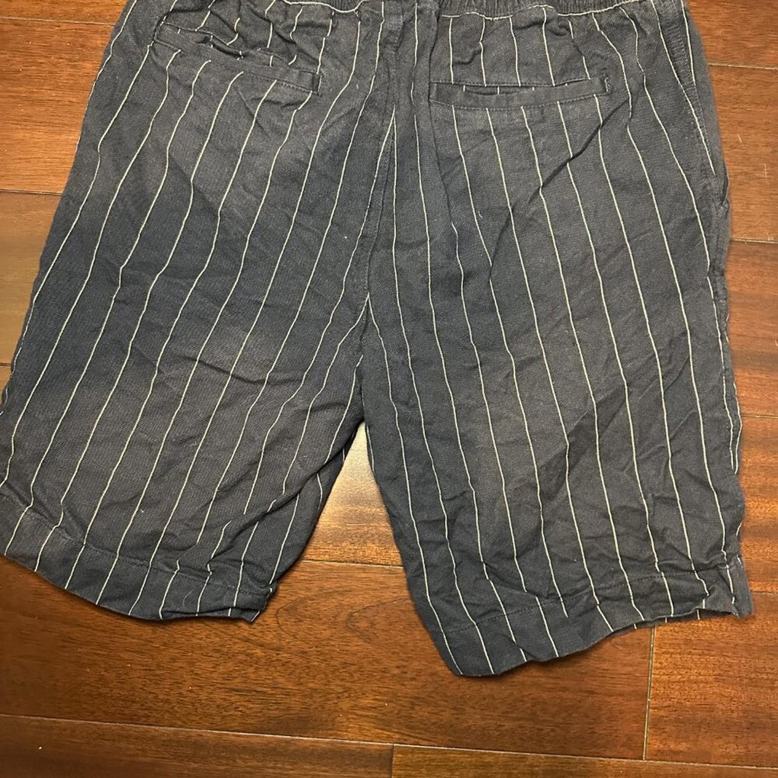 Our Legacy Our Legacy Men’s Pinstripe Shorts – Navy/White – Size 46 Size US 44 / EU 60 - 5 Thumbnail
