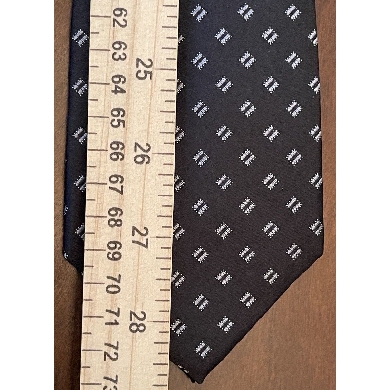 Michael Kors Michael Michael Kors Black Gray 100% Silk Made In China Size ONE SIZE - 5 Thumbnail