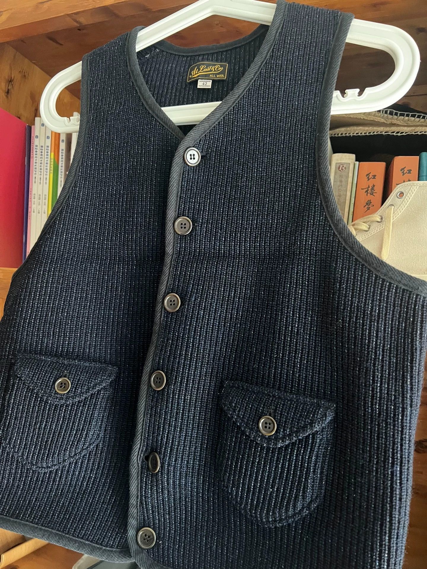 Other TIMEWORN ATLAST&CO Indigo Wool Vest 42 (Small) Size US XS / EU 42 / 0 - 4 Thumbnail