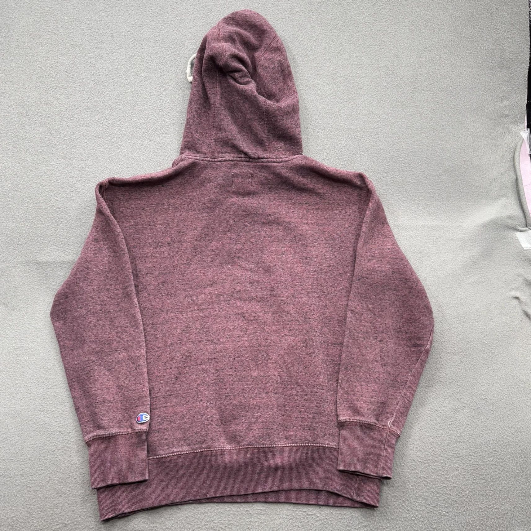 Champion VINTAGE Champion Hoodie Sweatshirt Mens Medium Maroon Kangaroo Pocket Graphic Print C Logo CHAMPION P.E. MAJOR PHYS. ED. Size US M / EU 48-50 / 2 - 2 Thumbnail