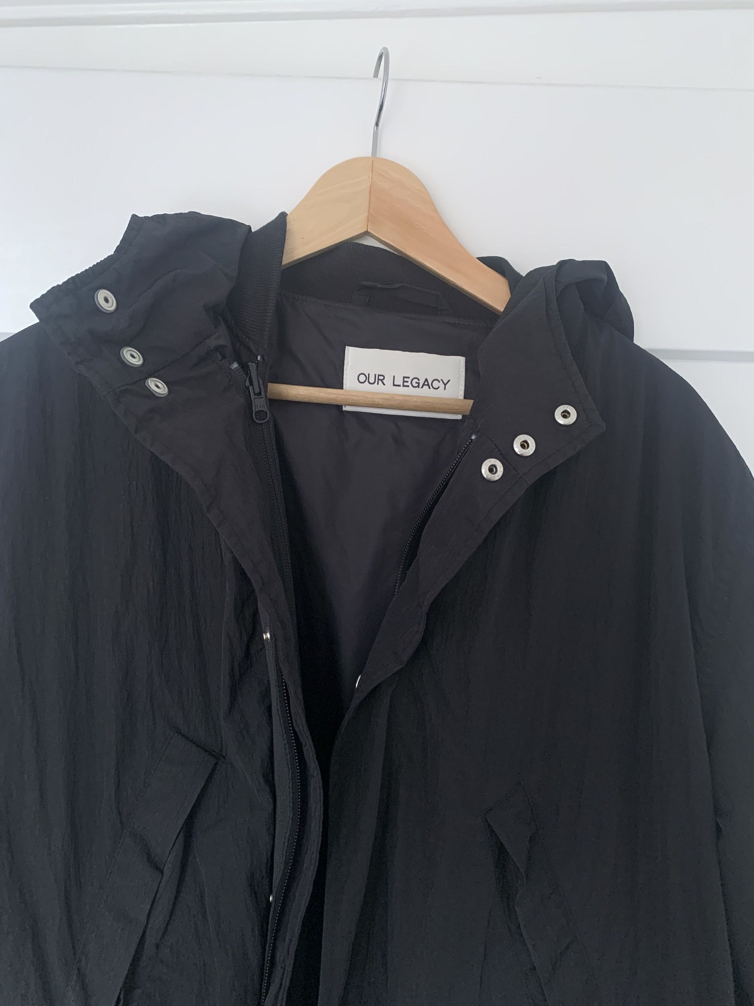 Our Legacy Shield Parka Black Wave Size US S / EU 44-46 / 1 - 4 Thumbnail