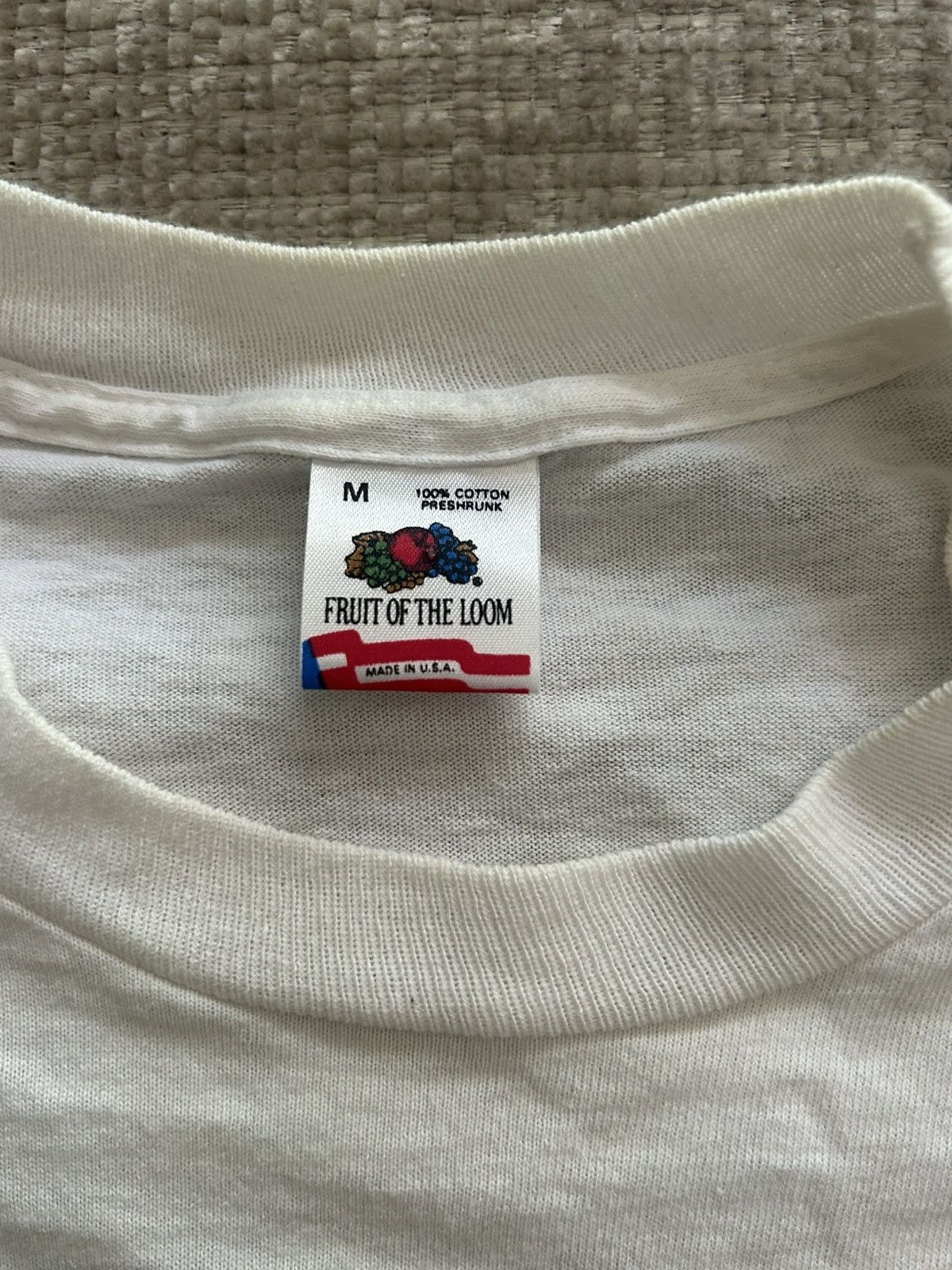 Fruit Of The Loom 80s Funny Single Stitch T-Shirt Made in USA Size US M / EU 48-50 / 2 - 4 Thumbnail