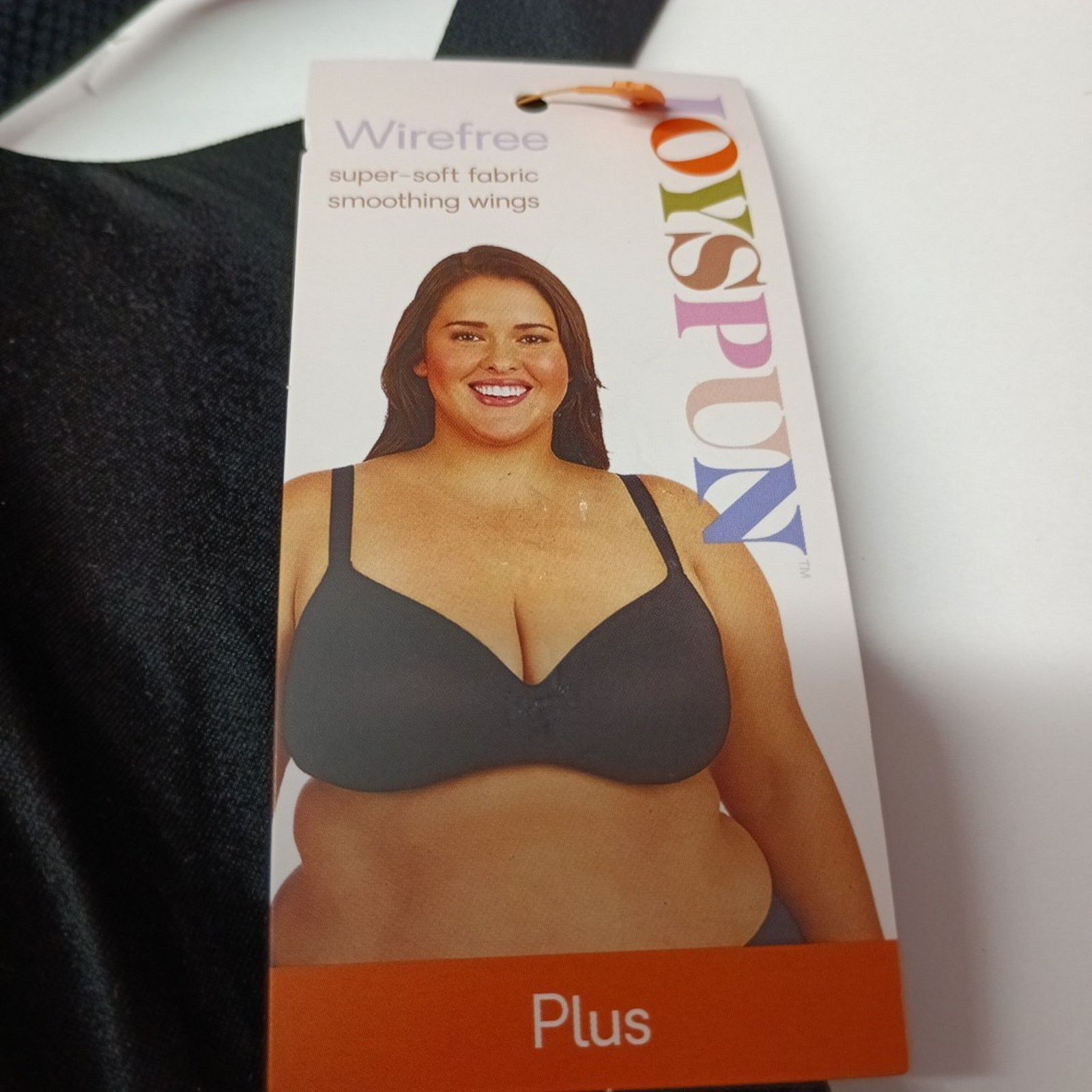 Other Joyspun Wirefree Bra Womens Plus Size 46DDD Black Super Soft Size ONE SIZE - 2 Thumbnail