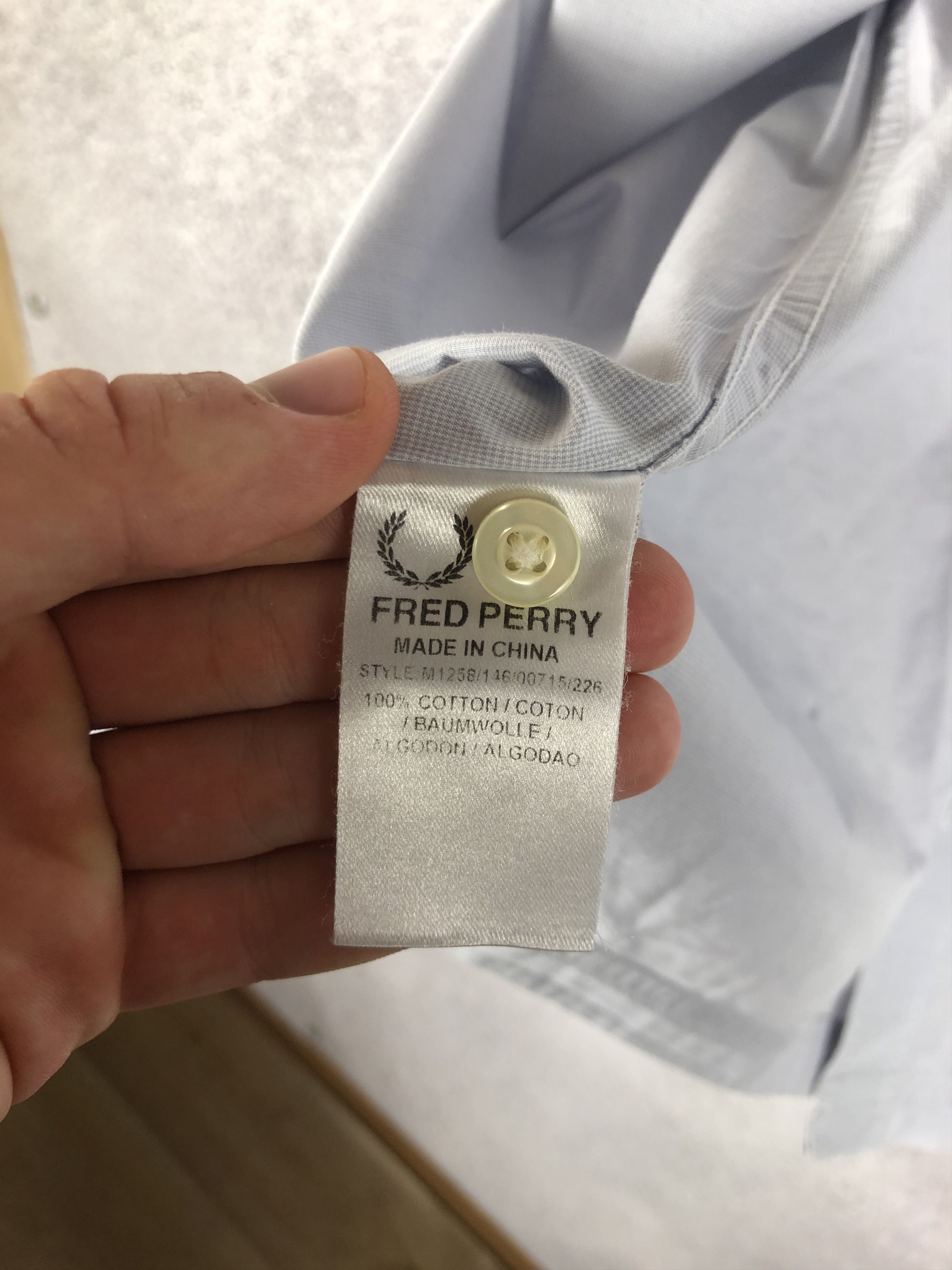 Fred Perry × Vintage Vintage Fred Perry Short Sleeve Shirt Size US L / EU 52-54 / 3 - 7 Thumbnail