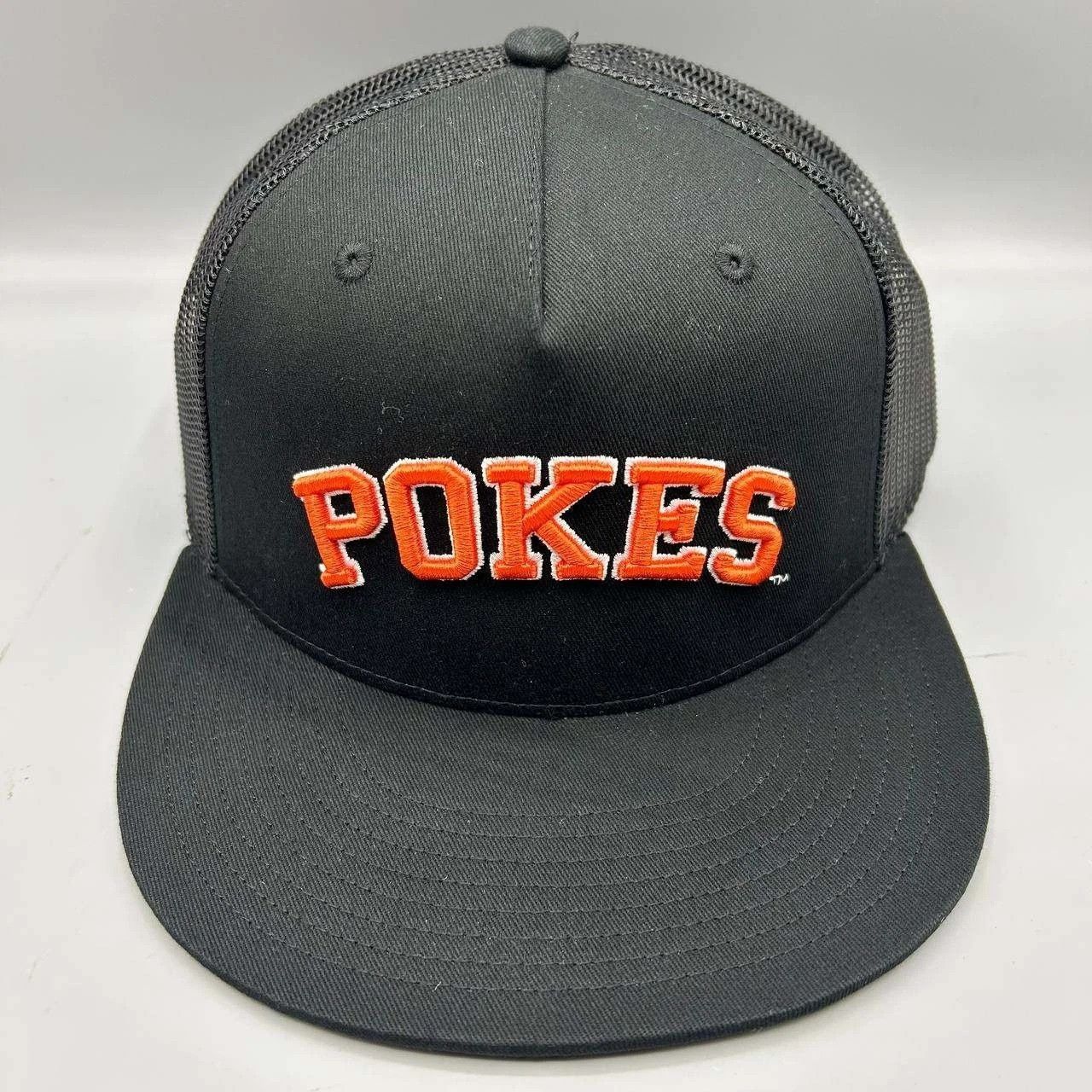 The Game Oklahoma State Cowboys Pokes NCAA Trucker Hat Men Snap Back Size ONE SIZE - 1 Thumbnail