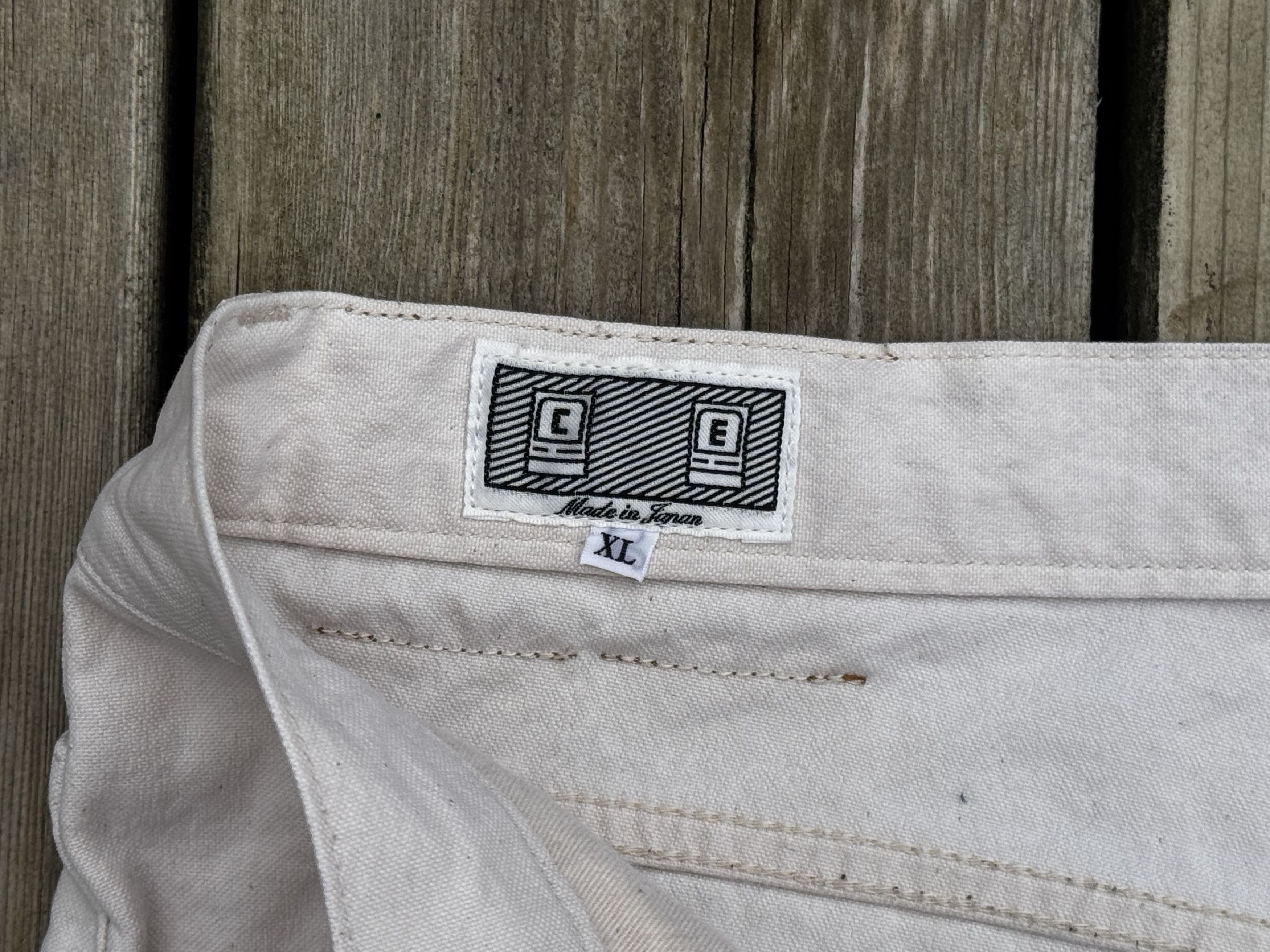Cav Empt 1994 Cotton Pants (White/Cream) Size US 36 / EU 52 - 7 Thumbnail