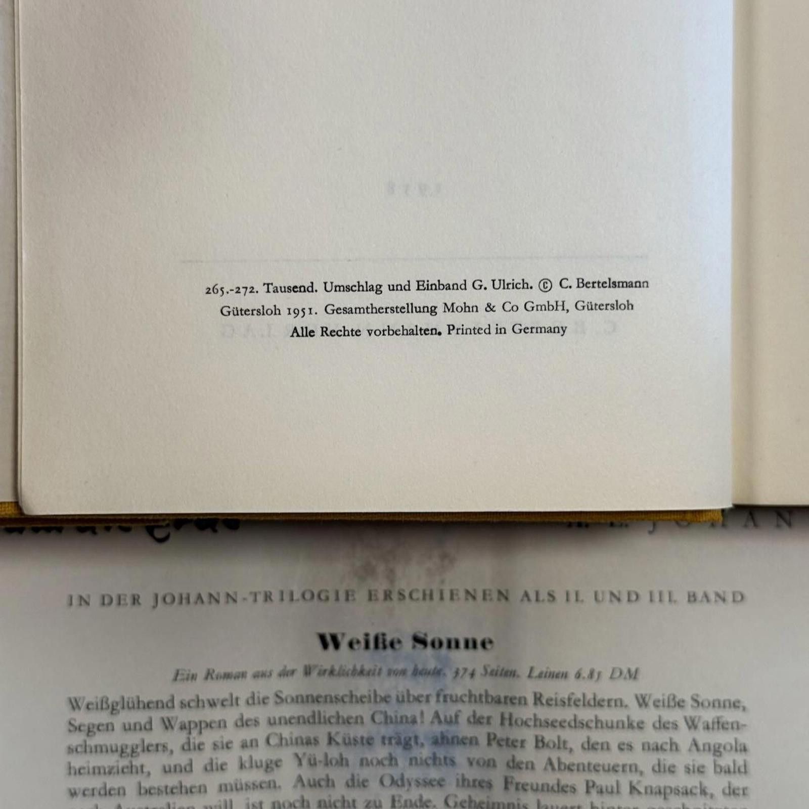 Designer VTG 1950s A.E. Johann Books Schnee Sturm Weisse Sonne 1st Size ONE SIZE - 10 Thumbnail