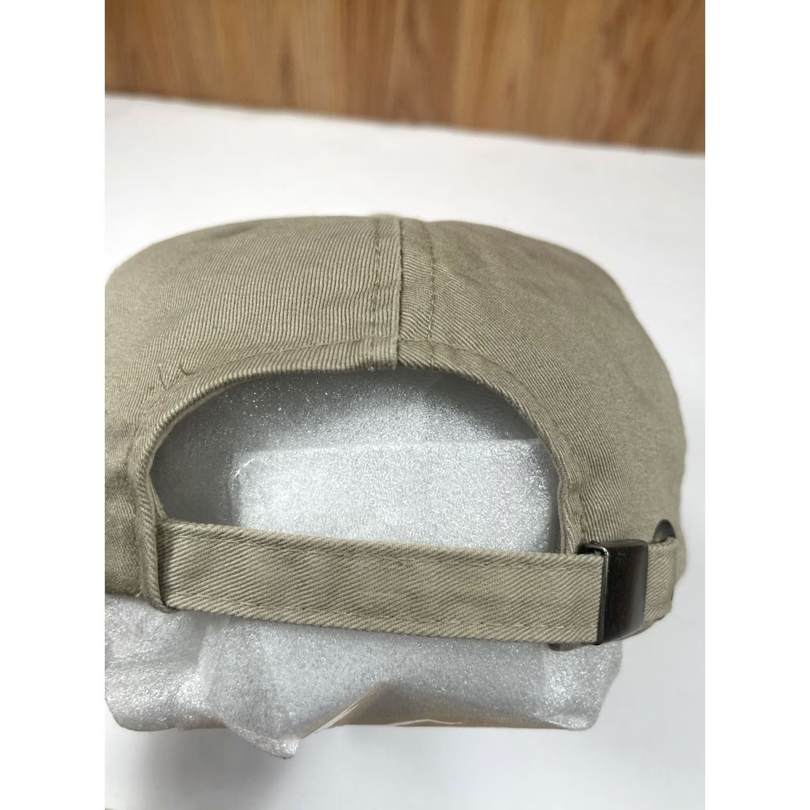 Vintage VINTAGE The G Cap Adjustable Strap Back Hat Cap One Size Beige 100% Cotton Pacific Headwear Mens Cap Beige Solid Cotton Cap Accessories Size ONE SIZE - 5 Thumbnail