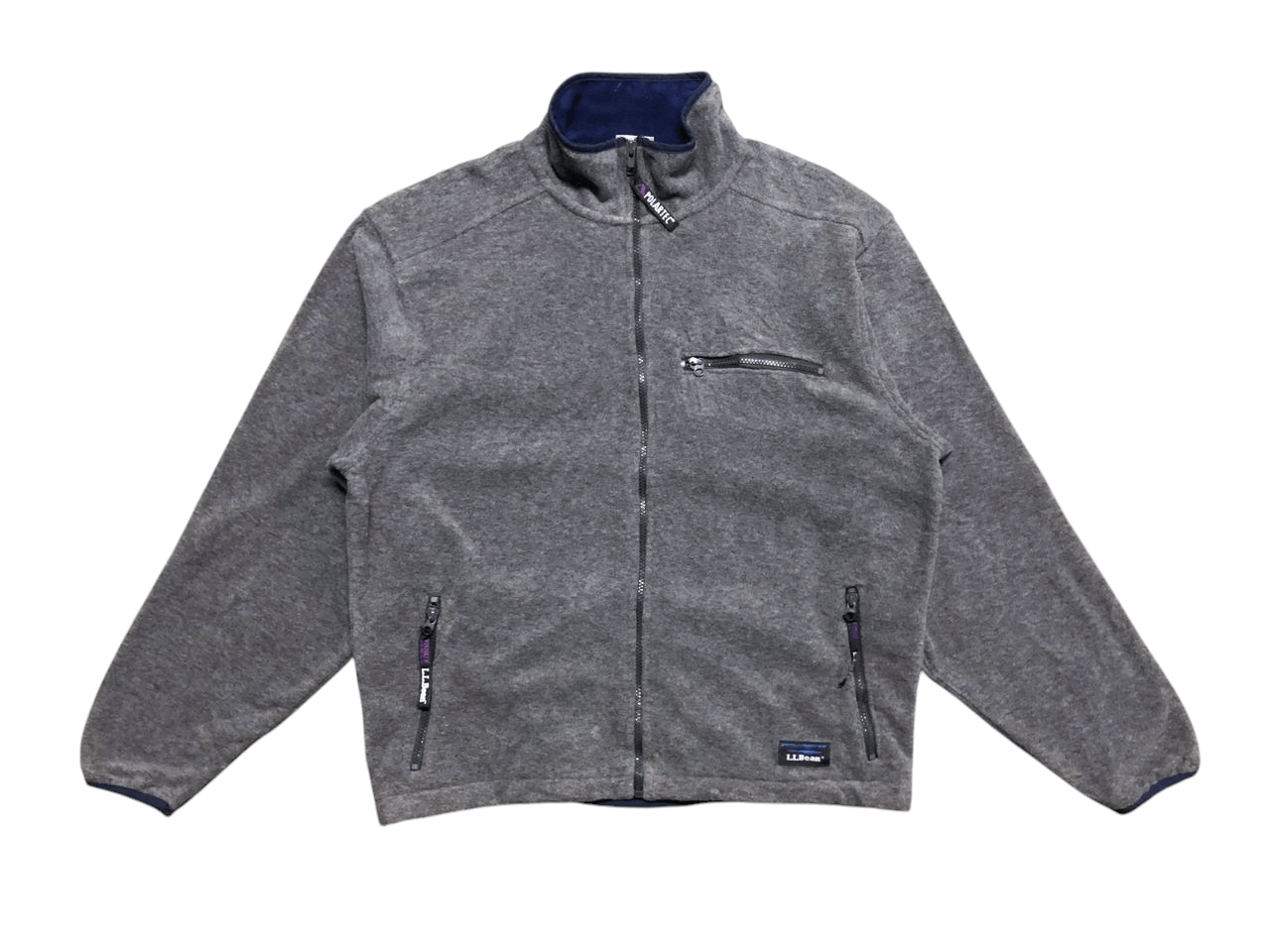 L.L. Bean × Polartec × Vintage Vintage LLBean Polartec WindblocSeries Zipper Jacket Fleece Size US L / EU 52-54 / 3 - 1 Thumbnail