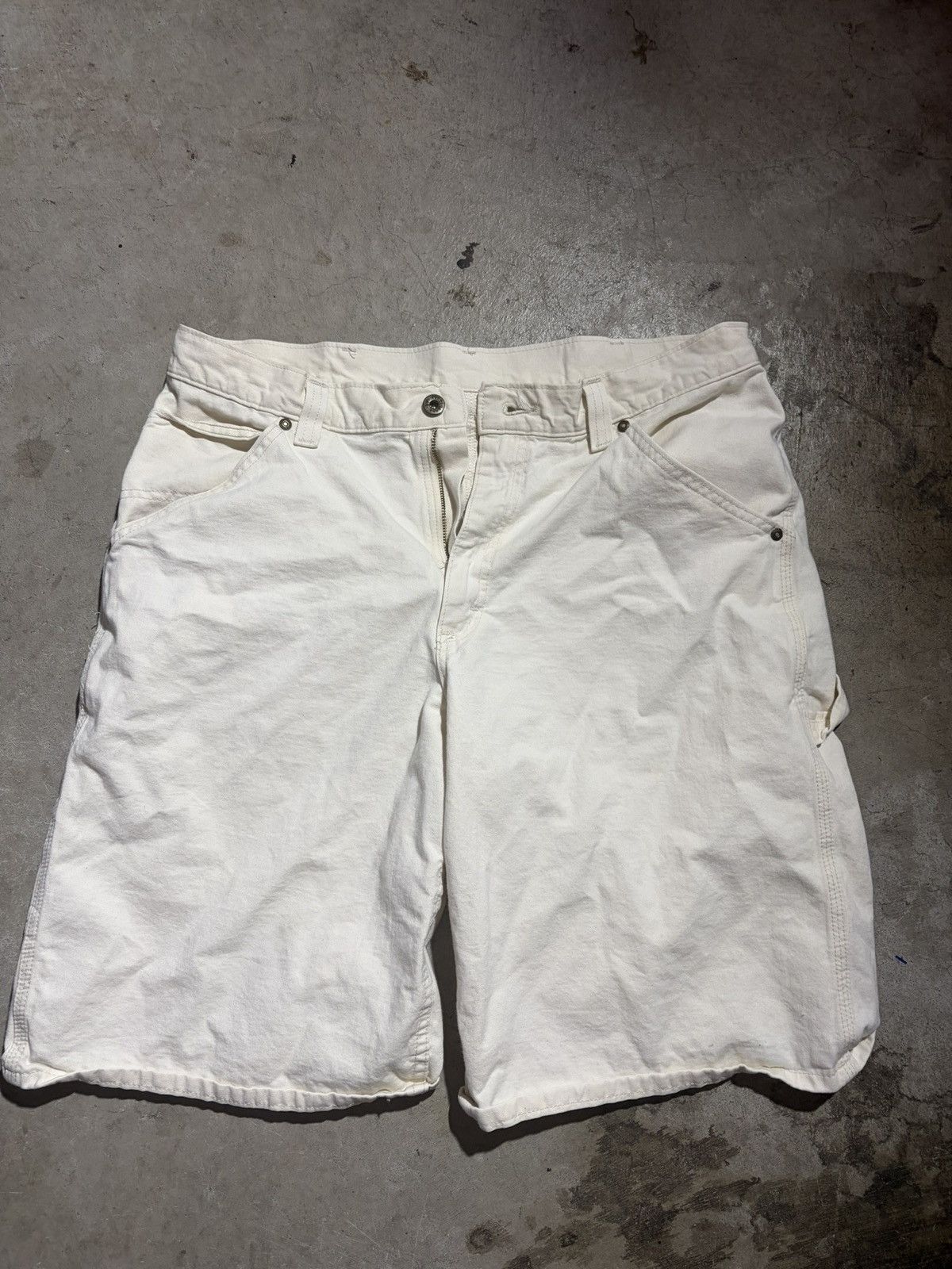 Lee Lee Durangee Cream Shorts Size US 36 / EU 52 - 1 Thumbnail