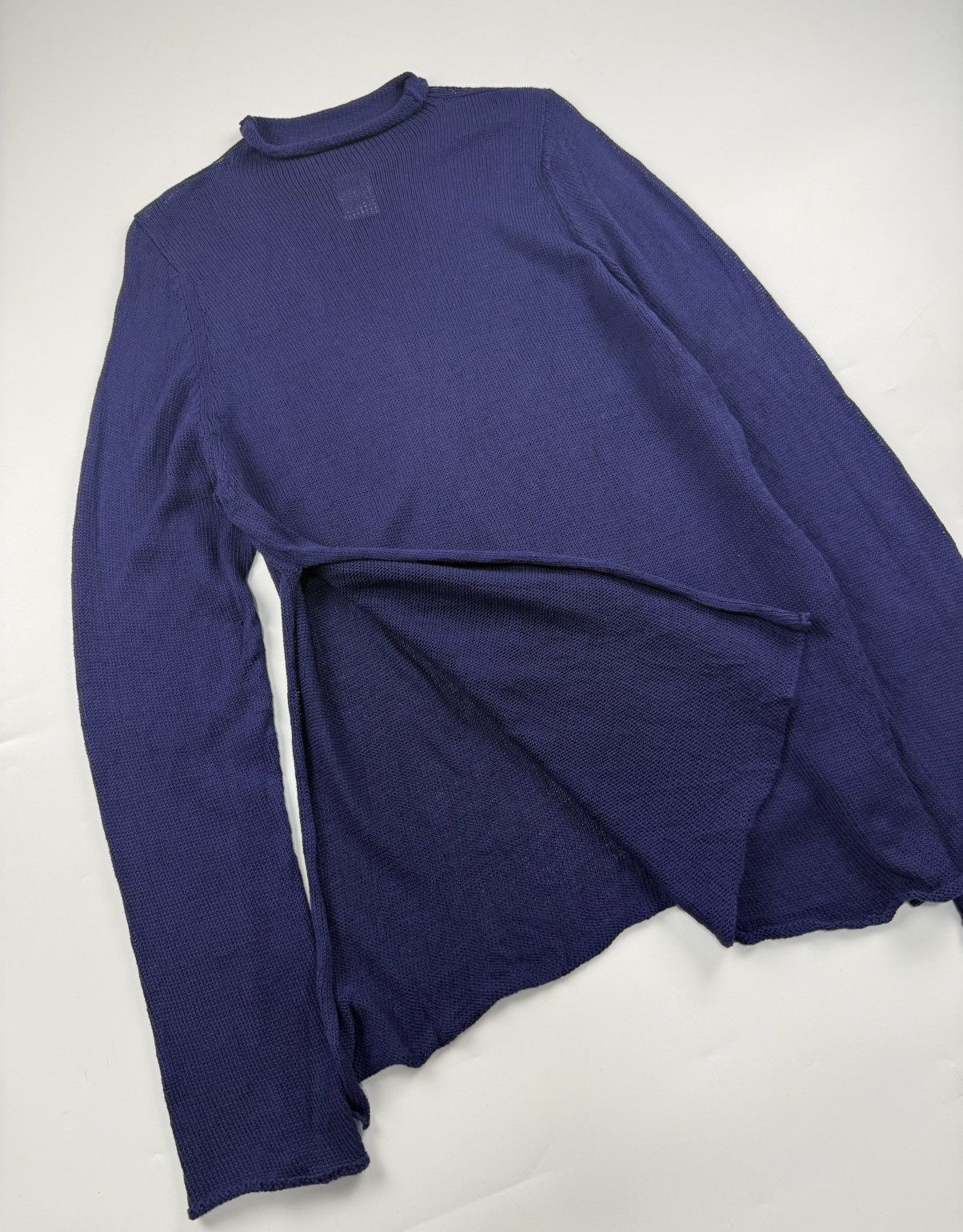 Yohji Yamamoto Yohji Yamamoto Pour Homme S/S’13 Side Slit Sweater Size US L / EU 52-54 / 3 - 6 Thumbnail