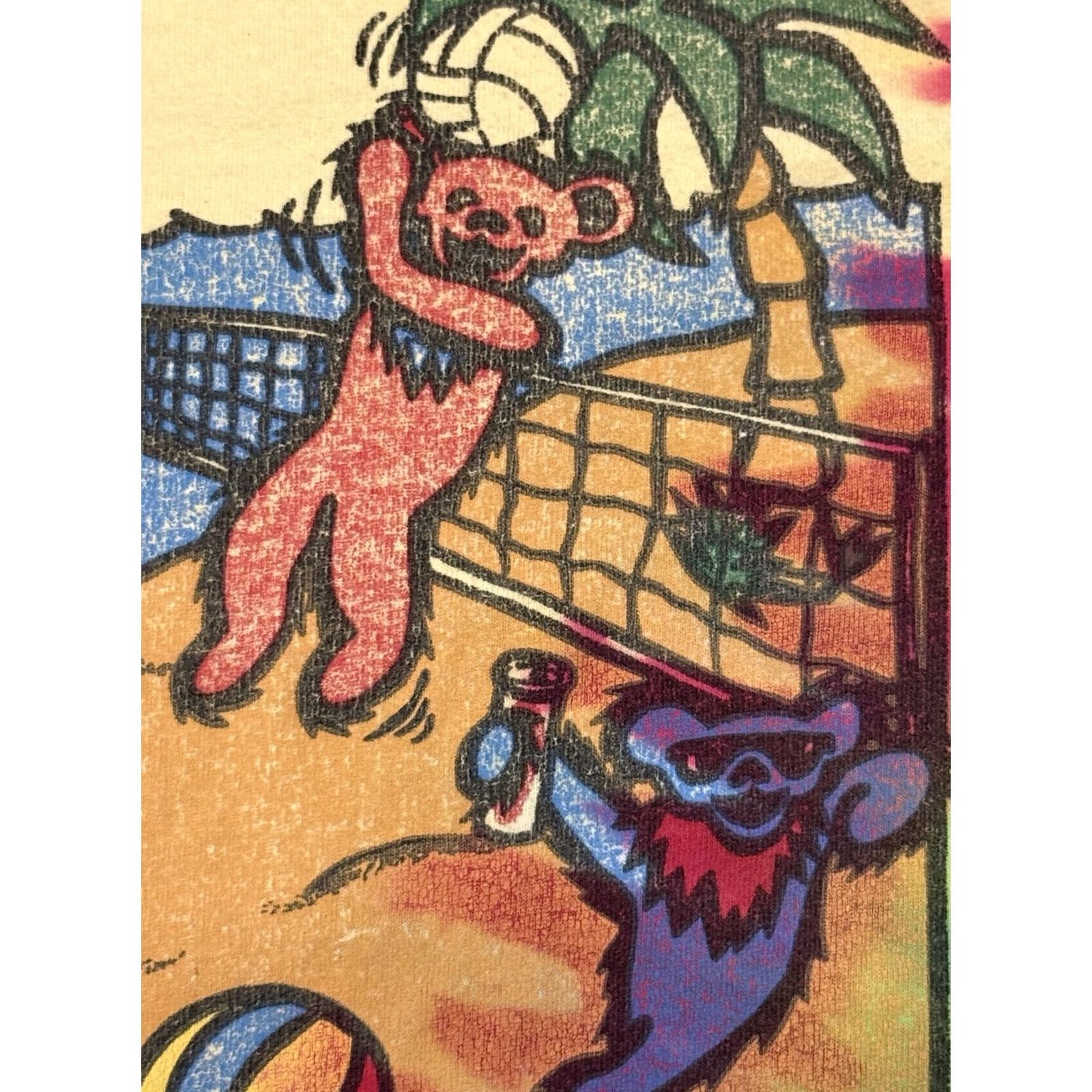 Delta VINTAGE Grateful Dead Panama City Beach Dancing Bears Shirt Medium Size US M / EU 48-50 / 2 - 4 Thumbnail