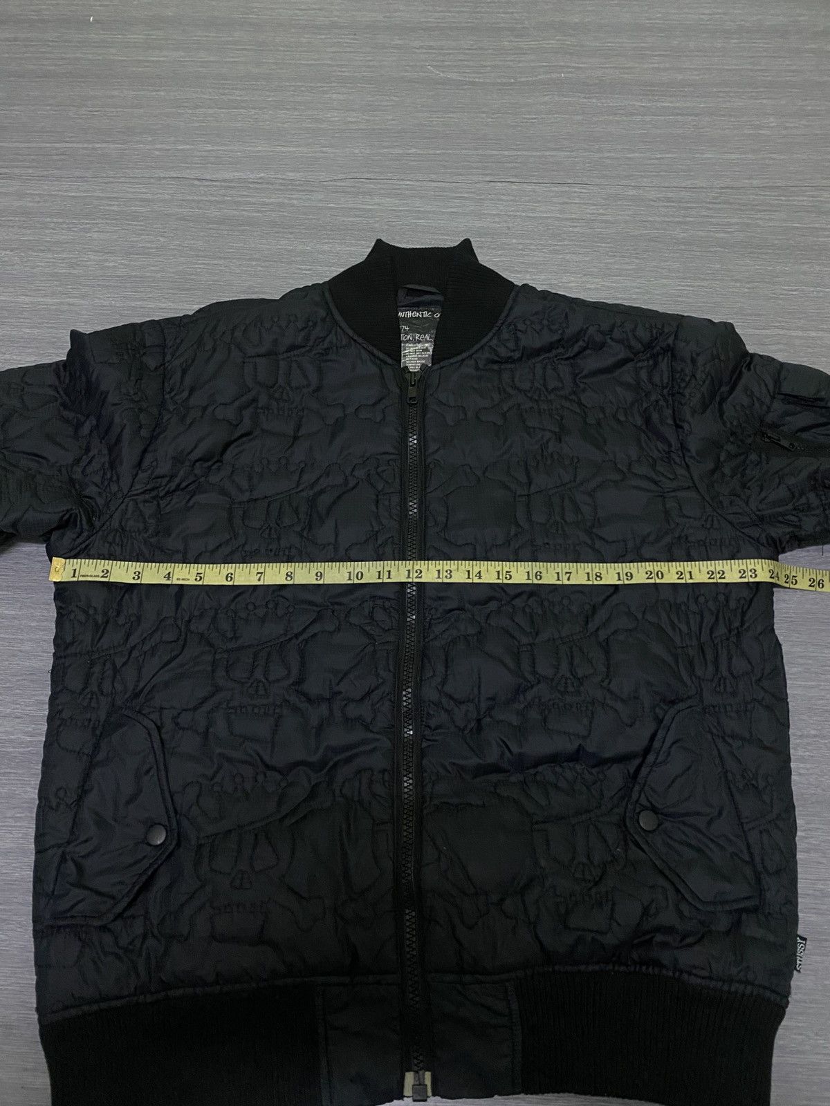 Stussy × Vintage Rare Vintage Stussy Monogram Skull Quilted Thermolite Jacket Size US L / EU 52-54 / 3 - 17 Thumbnail