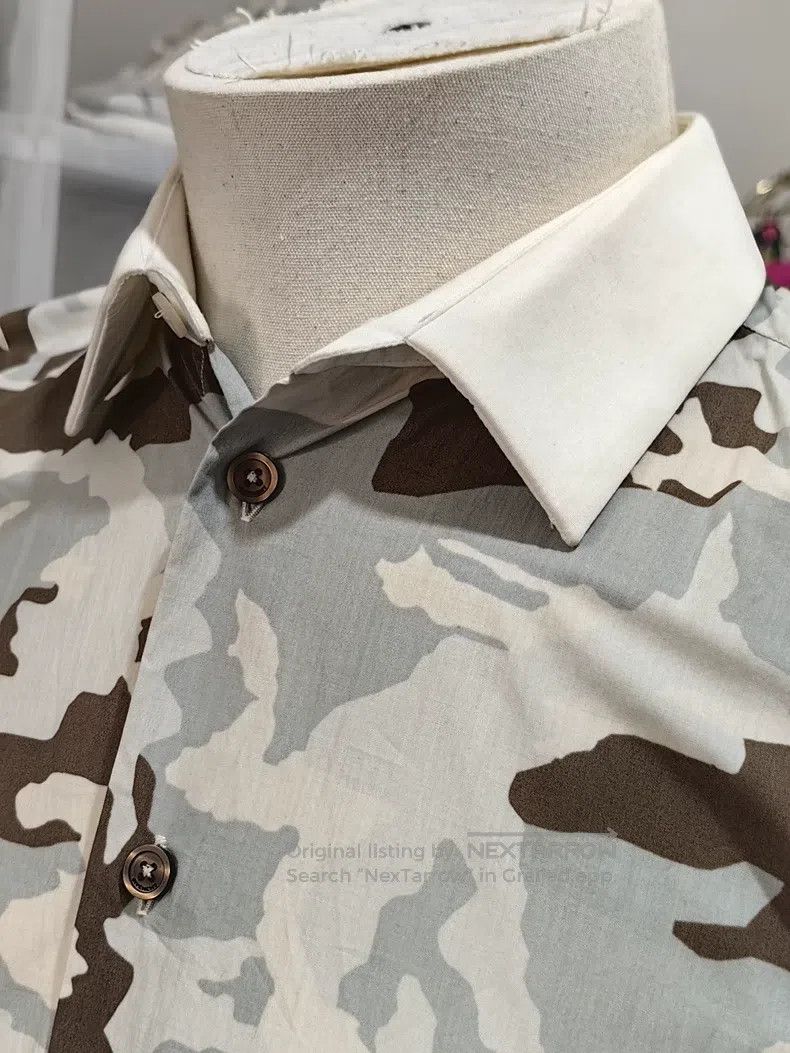 Givenchy Givenchy Camouflage Patchwork Long Sleeve Shirt Size US M / EU 48-50 / 2 - 6 Thumbnail